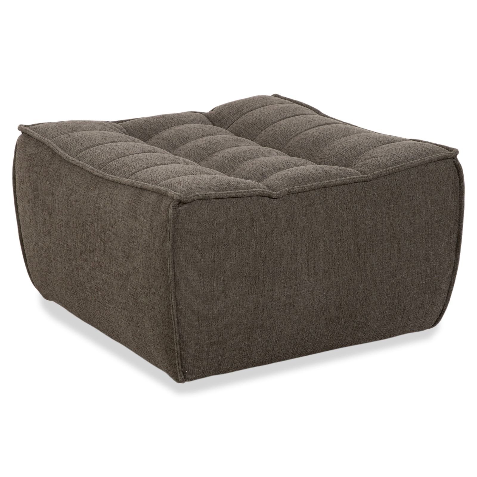 Tabouret Ethnicraft N701 en tissu gris-vert