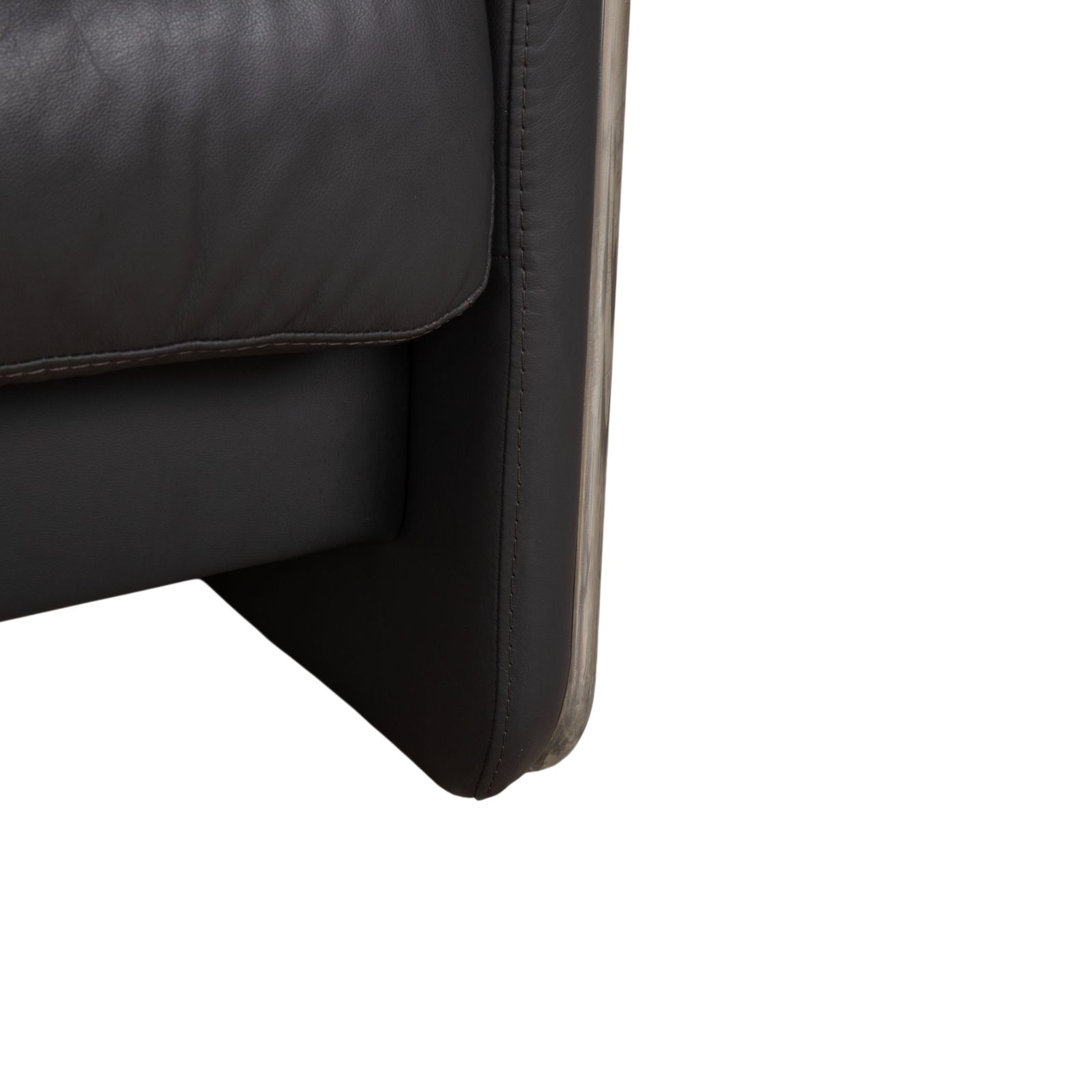 Canapé 2 places Stressless Soul en cuir gris anthracite foncé, fonction manuelle photo buy