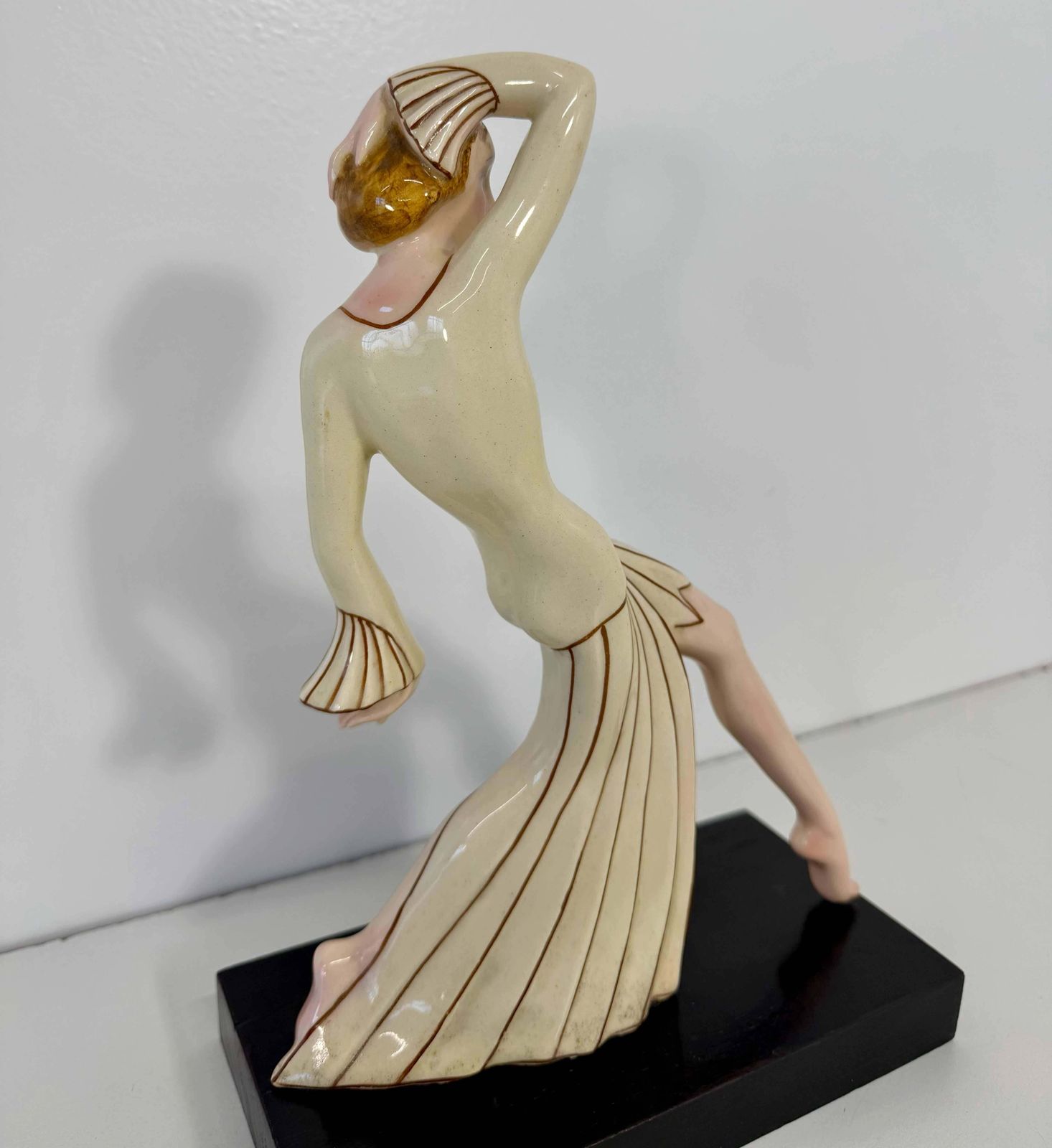 photo furniture Art Deco Ceramic Dancer By Josef Lorenzl For Royal Dux, Bohemia, Circa 1925