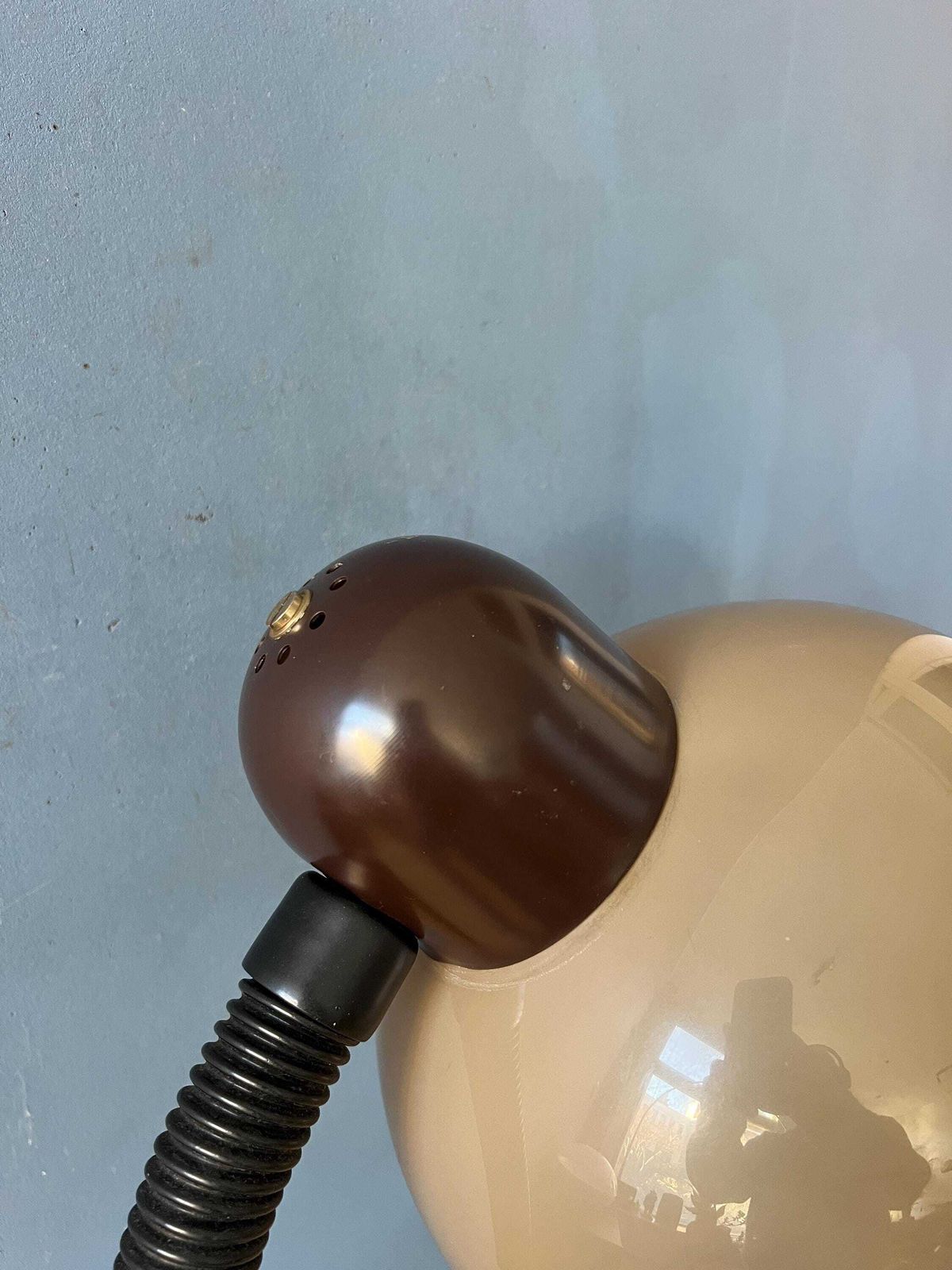 photo vintage Mid Century Space Age Mushroom Floor Lamp By Hala Zeist