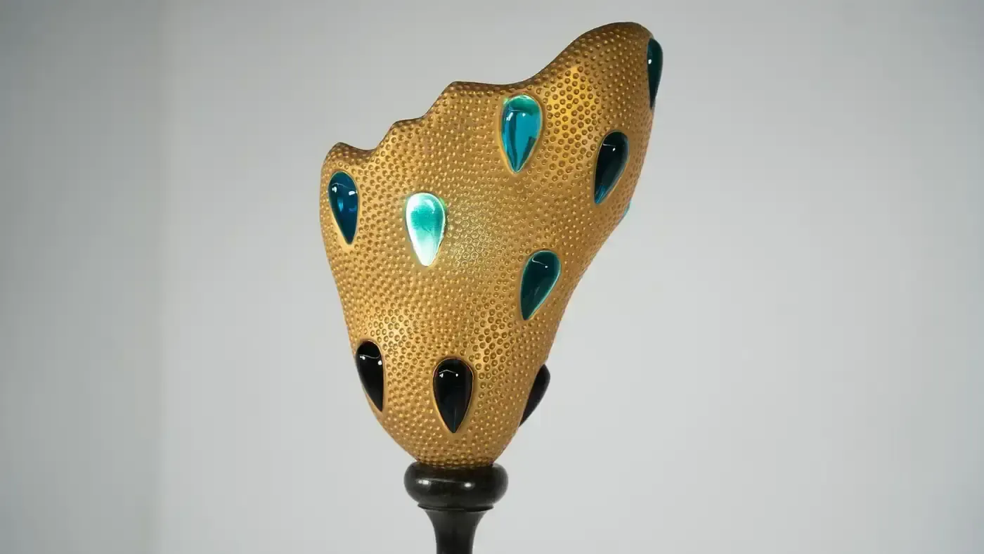 Pair Of Lacrima Floor Lamps By André Dubreuil, France, 1991 photo vinterior