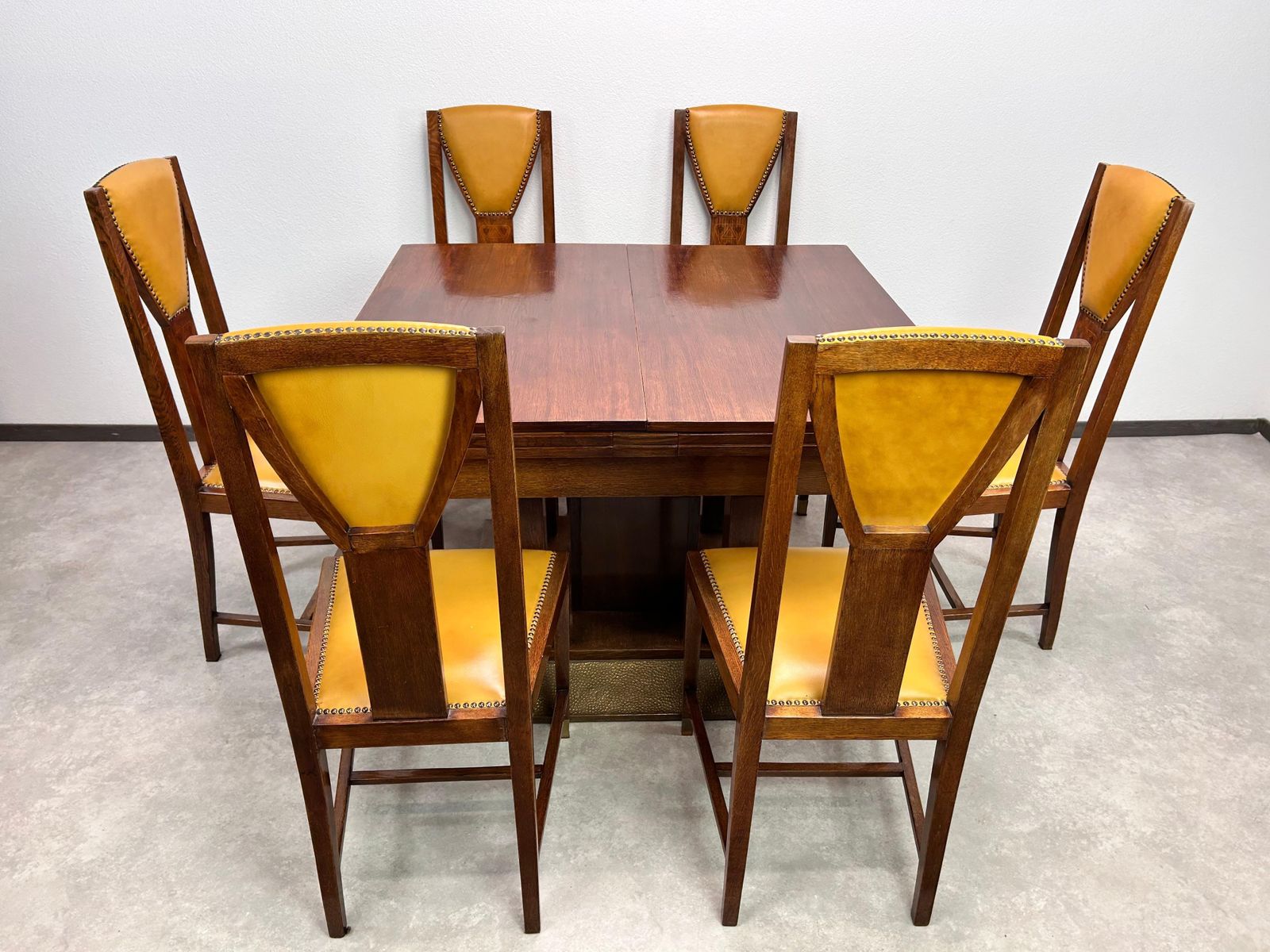Large Dining Room Table For 16 People Attr. To Joseph Maria Olbrich photo Furniture