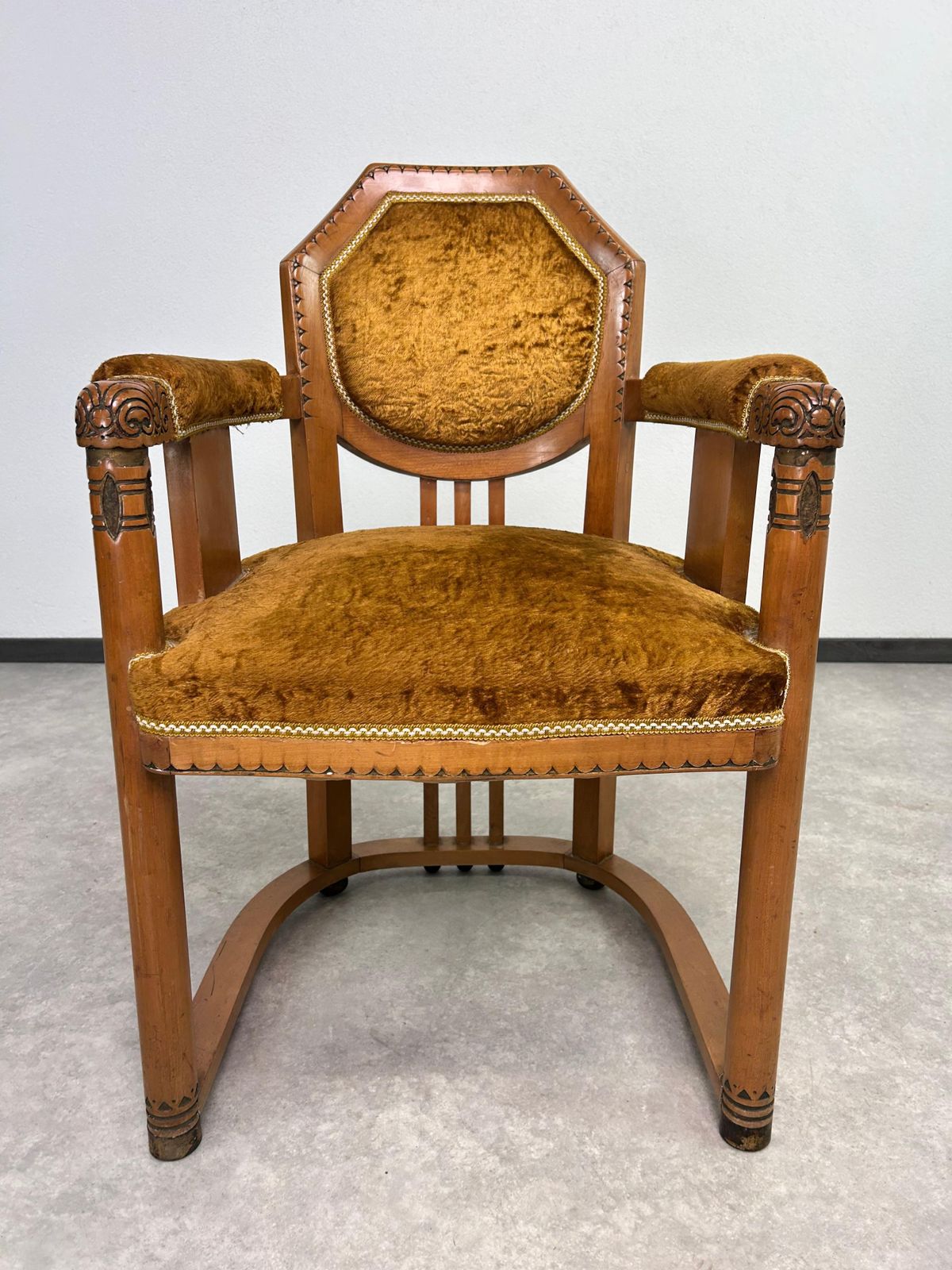 Very Rare Secession Seating Group By Gyula Radó Es Fiai Budapest photo vintage