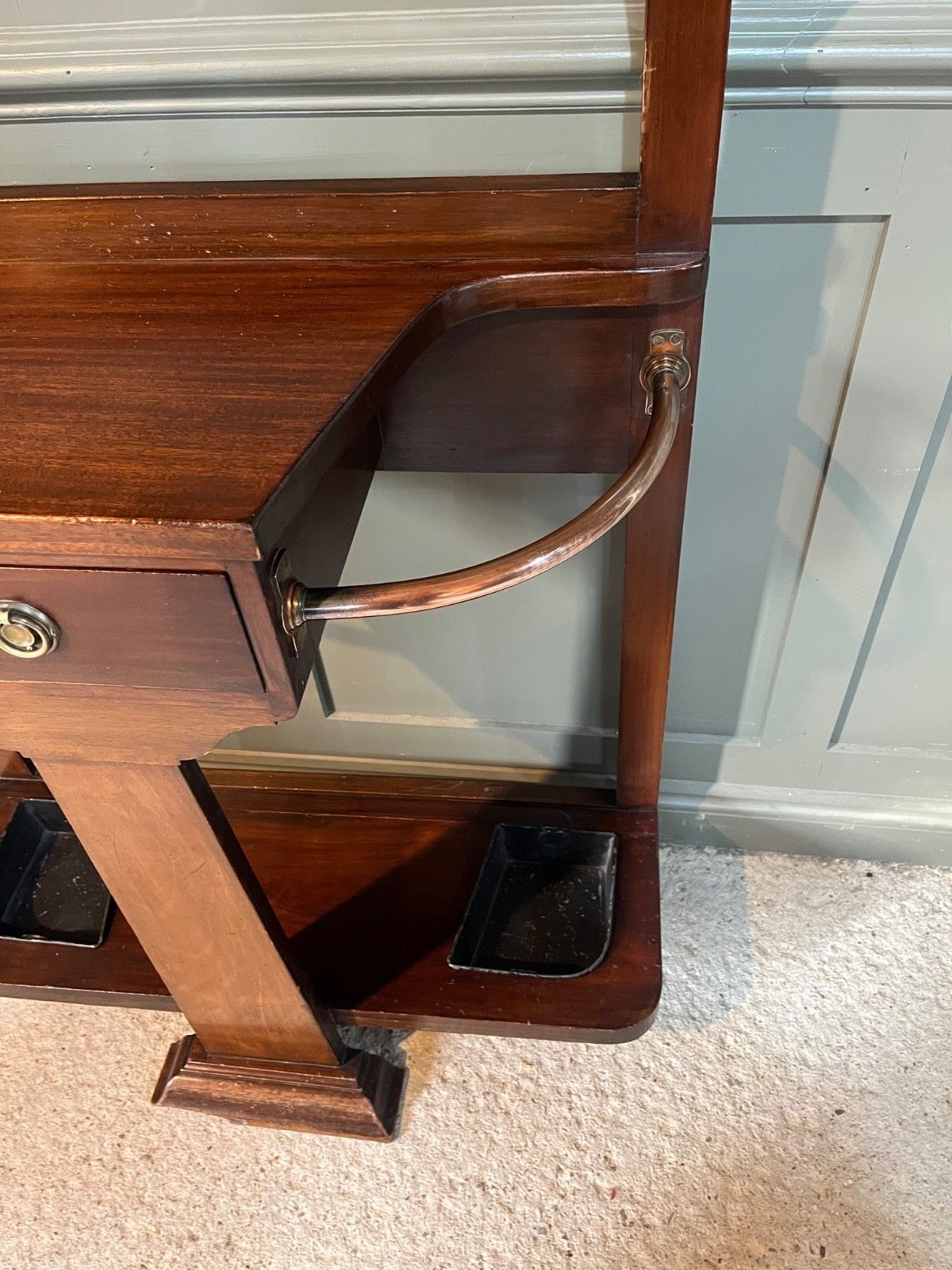 Antique Hall Stand/Coat Stand Scottish Hunting Lodge Style Delivery Available photo vintage