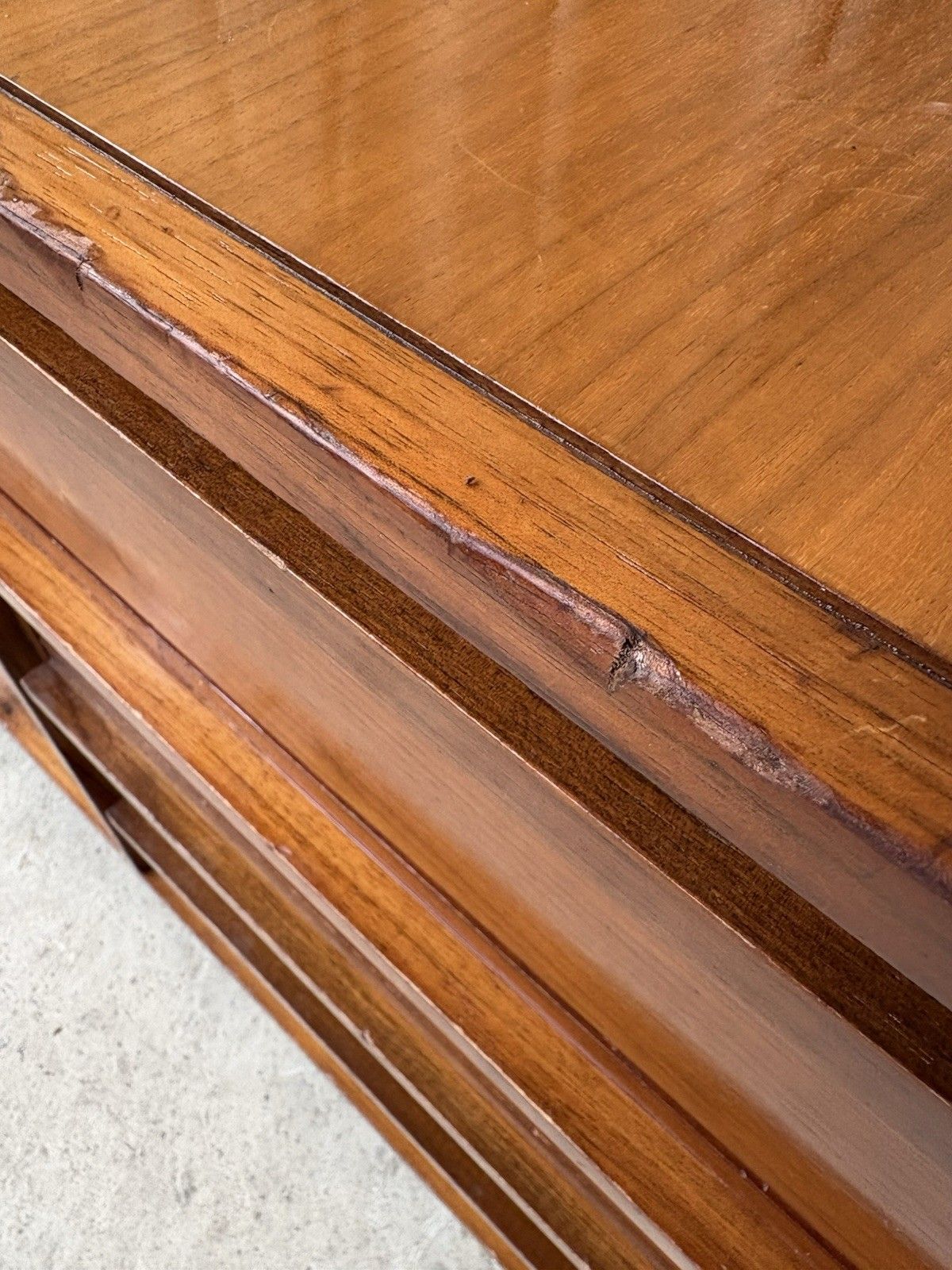 Vtg Late Mid Century Heals Sideboard Credenza Media Cabinet Unit Storage R1124 photo vintage