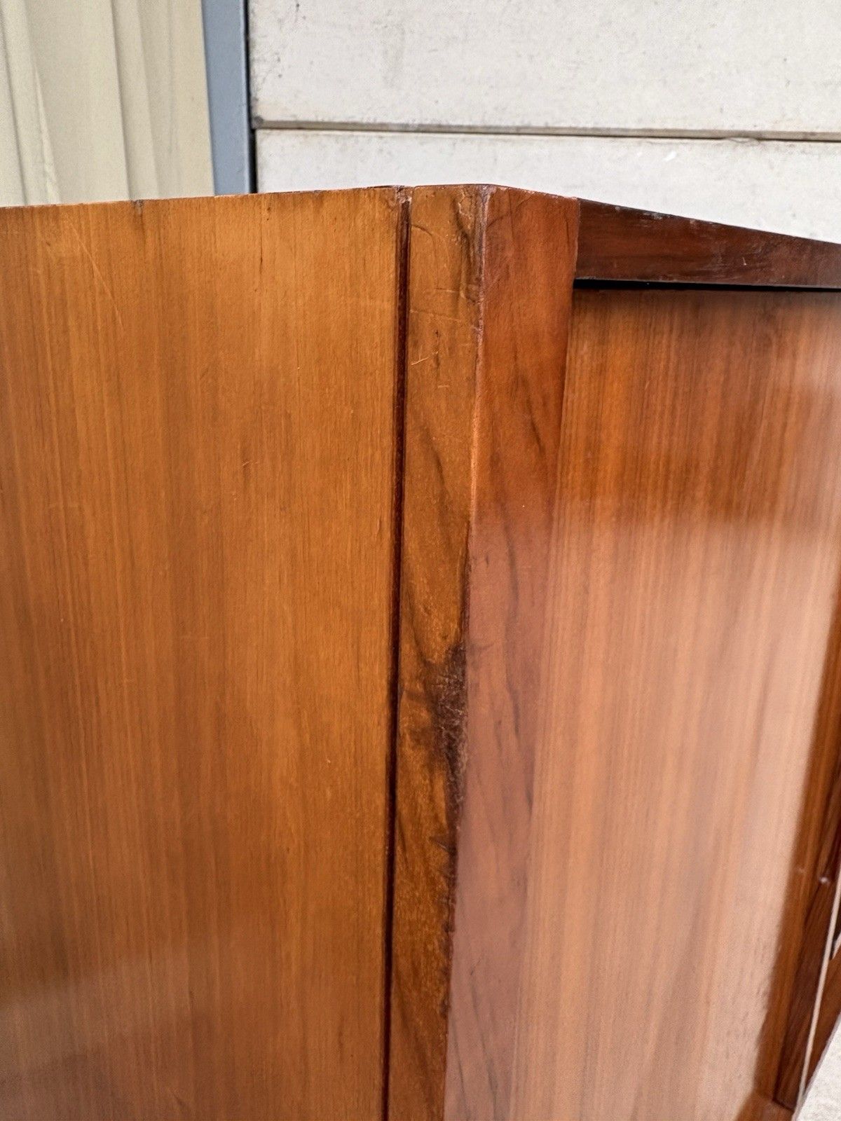 photo vinterior Vtg Late Mid Century Heals Sideboard Credenza Media Cabinet Unit Storage R1124