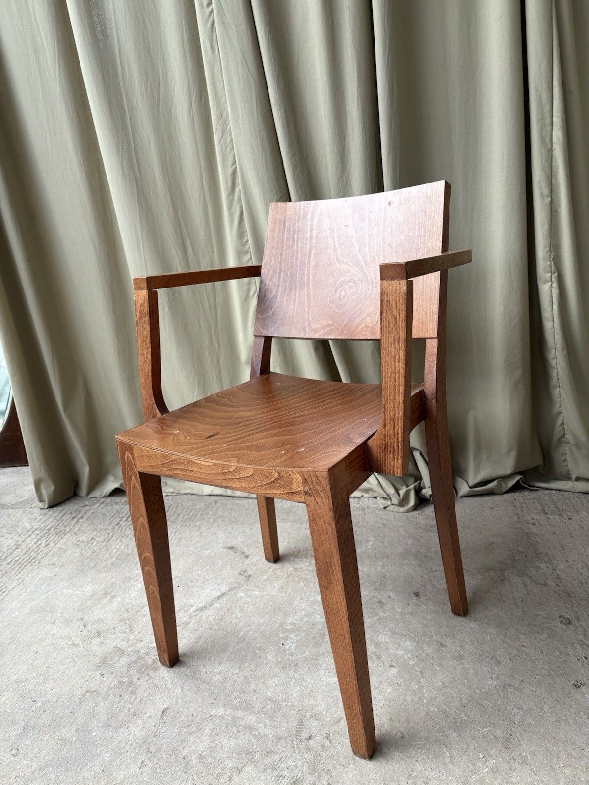 Vtg Mid Century Style Dining Desk Side Chair Scandi Danish Retro R1127 photo vinterior