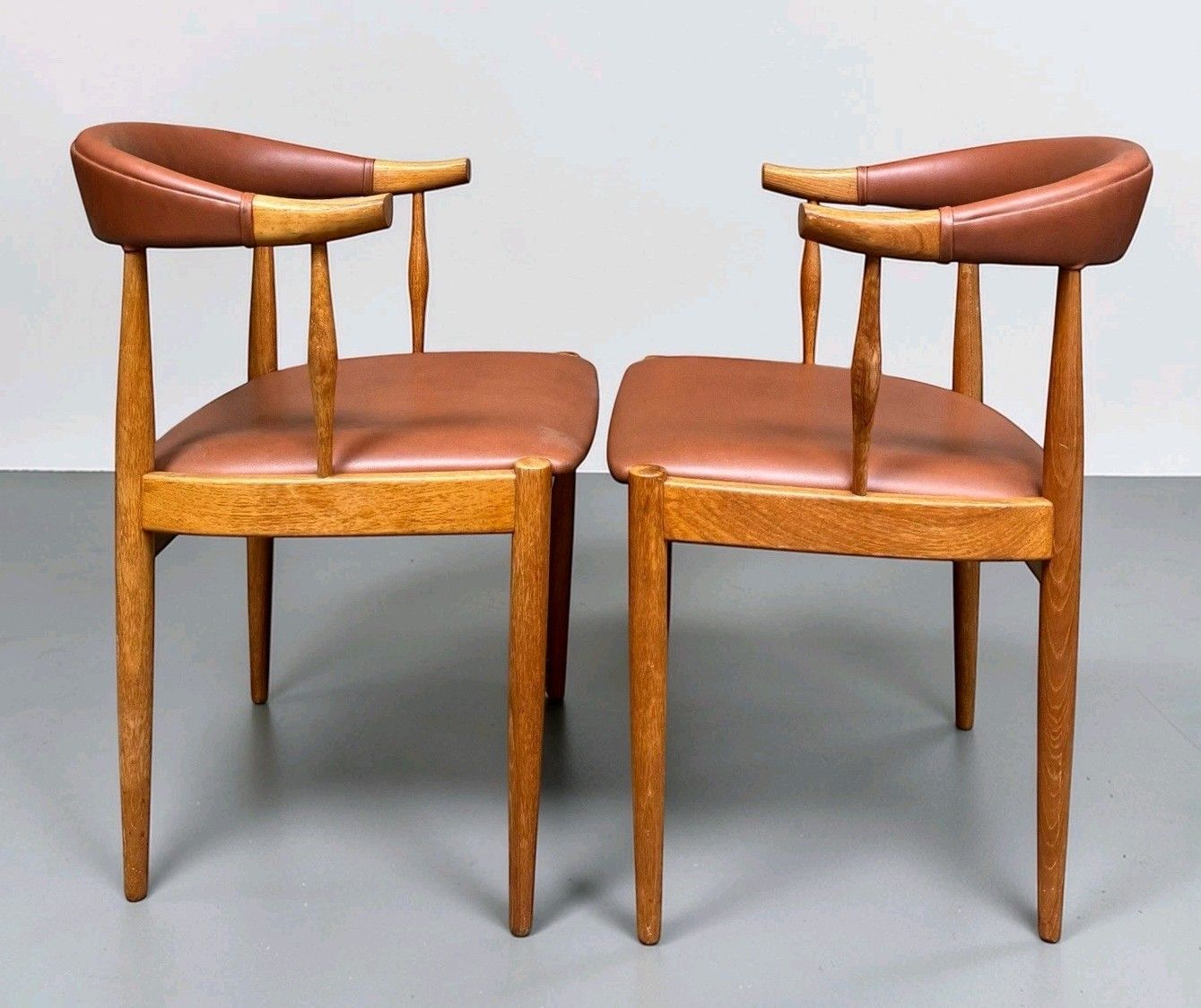 Pair Of Johannes Anderson Teak Dining Chairs Model Ba113 Mid Century C1960s photo buy