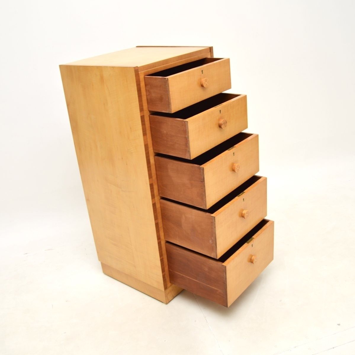 photo furniture Art Deco Sycamore Chest Of Drawers By Hille