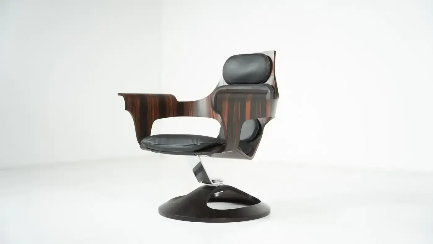 Rare Bell Armchair By Joe Colombo For Benini, Italy photo Furniture