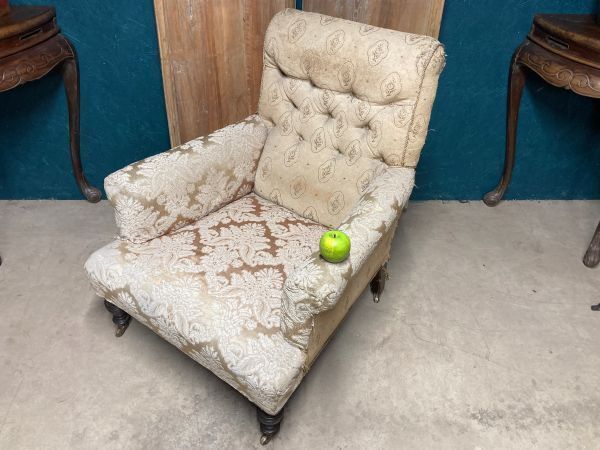 A Good Victorian Country House Sitting Room Armchair photo for sale