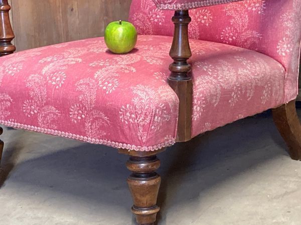 A Fine Country House Victorian Parlour Armchair photo for sale