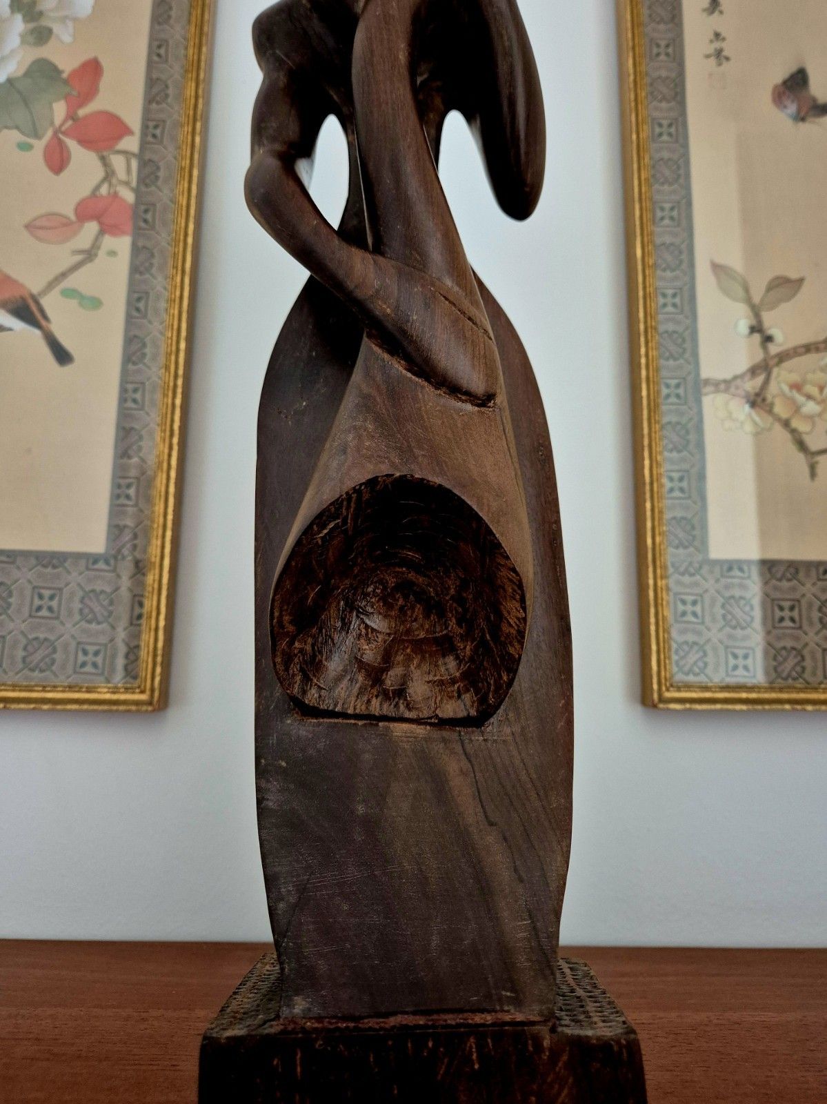 Festus O. Idehen Signed Carving Mother And Child Nigerian African Sculpture photo buy