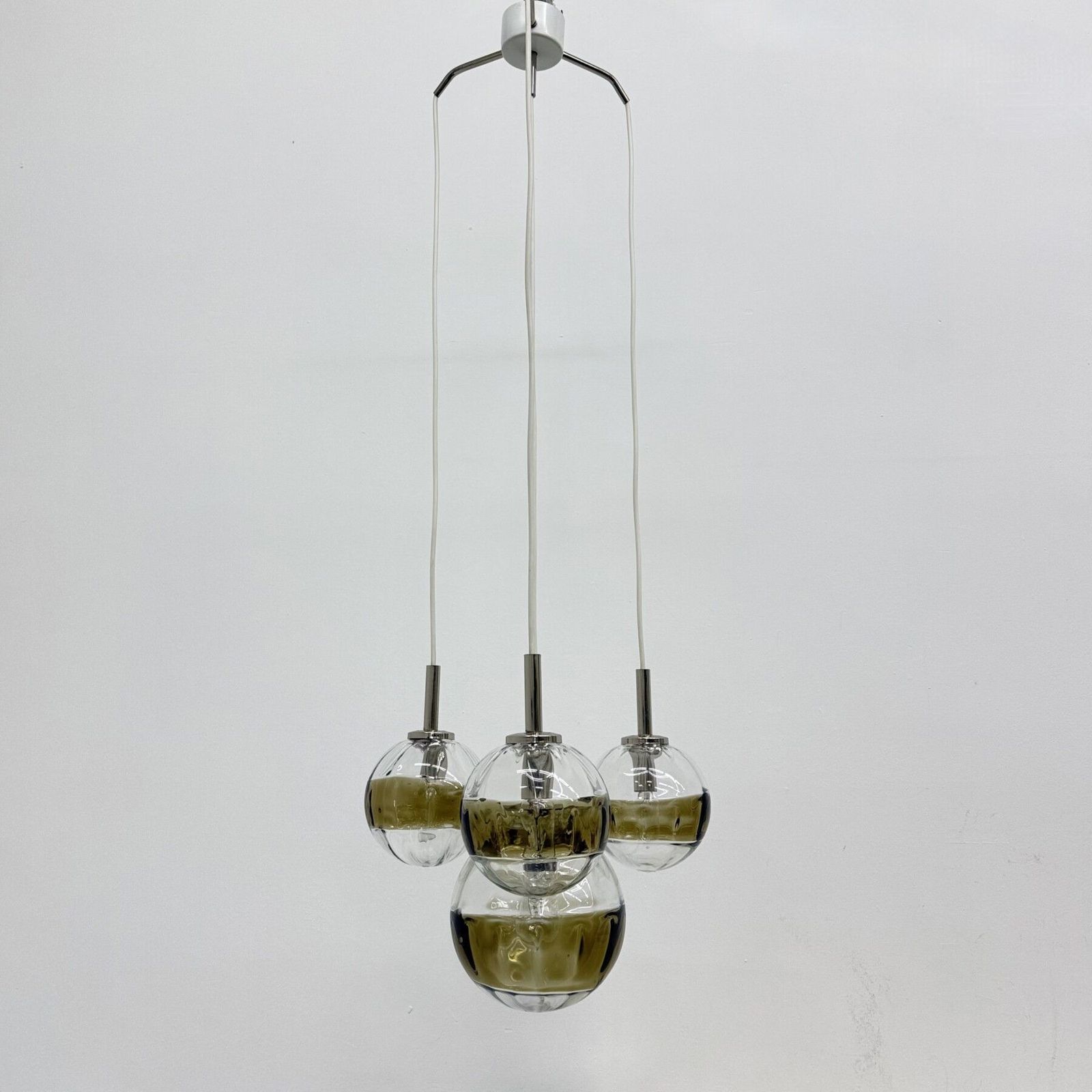 Mid Century Design Murano Glazen Cascade Hanglamp, Jaren 1970, Italië photo Verlichting