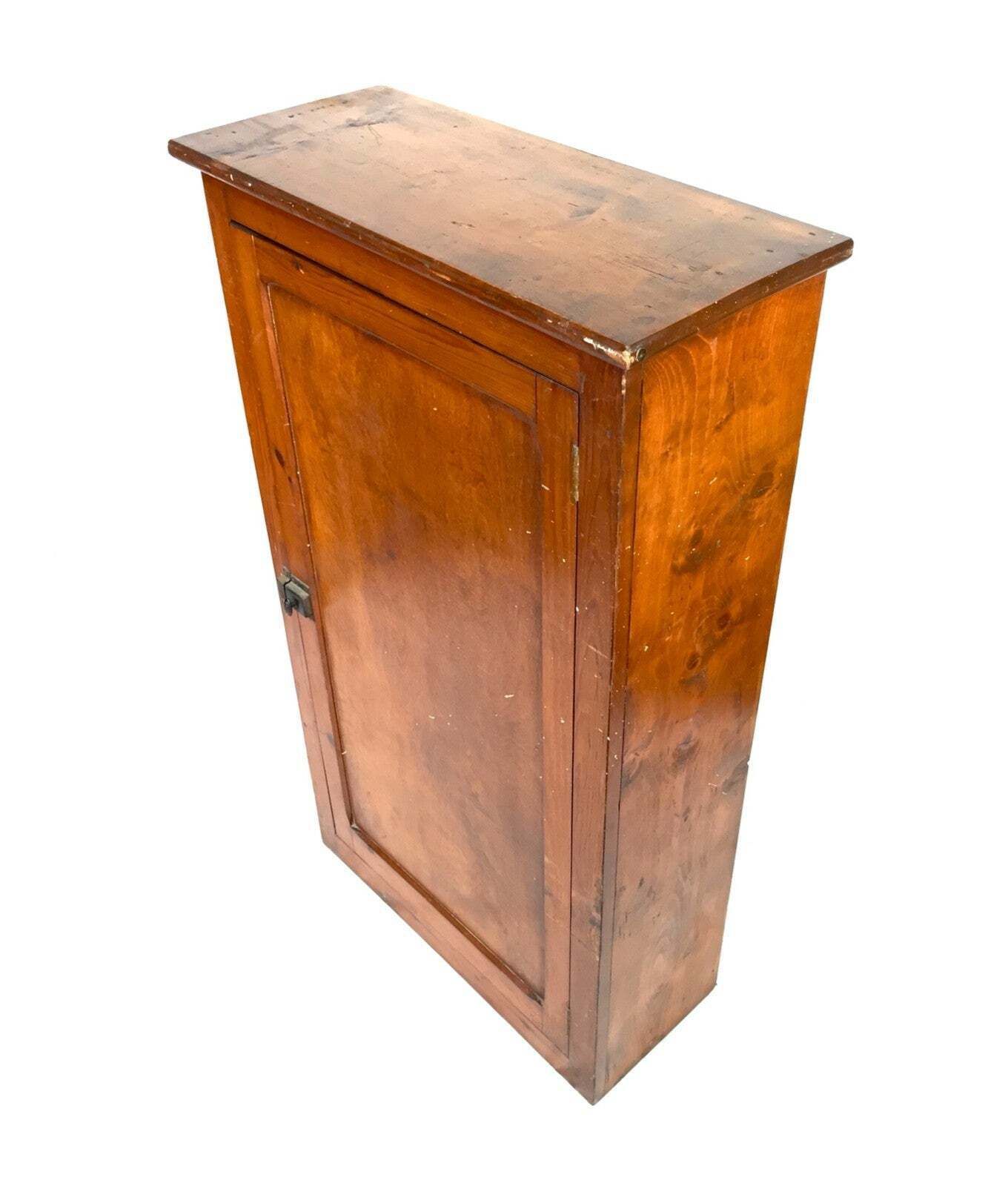 Antique Wooden Large Storage Cupboard With Shelves / Floor Standing Cabinet photo for sale