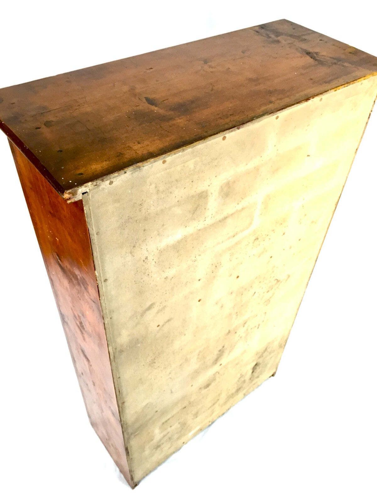 photo furniture Antique Wooden Large Storage Cupboard With Shelves / Floor Standing Cabinet