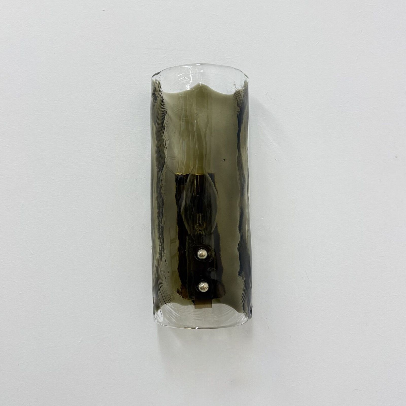 Mid Century Glass Wall Lamp Sconce J.T. Kalmar , 1970s , Germany photo for sale