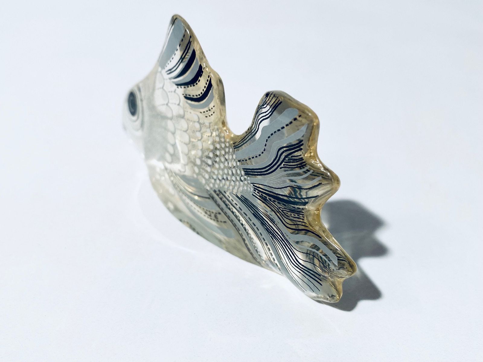 Abraham Palatnik Lucite Fish Decoration Sculpture / Mid Century „Artemis“ Collection 1960s/70s photo vinterior