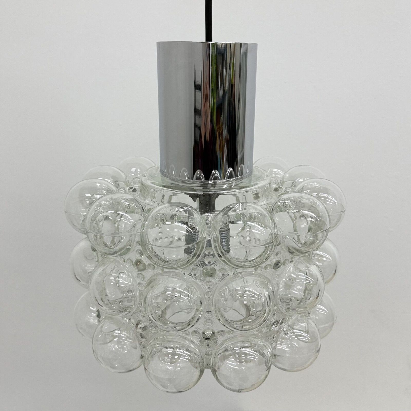 1340.0 Large Bubble Glass Pendant By Helena Tynell For Limburg, Germany, 1970s photo