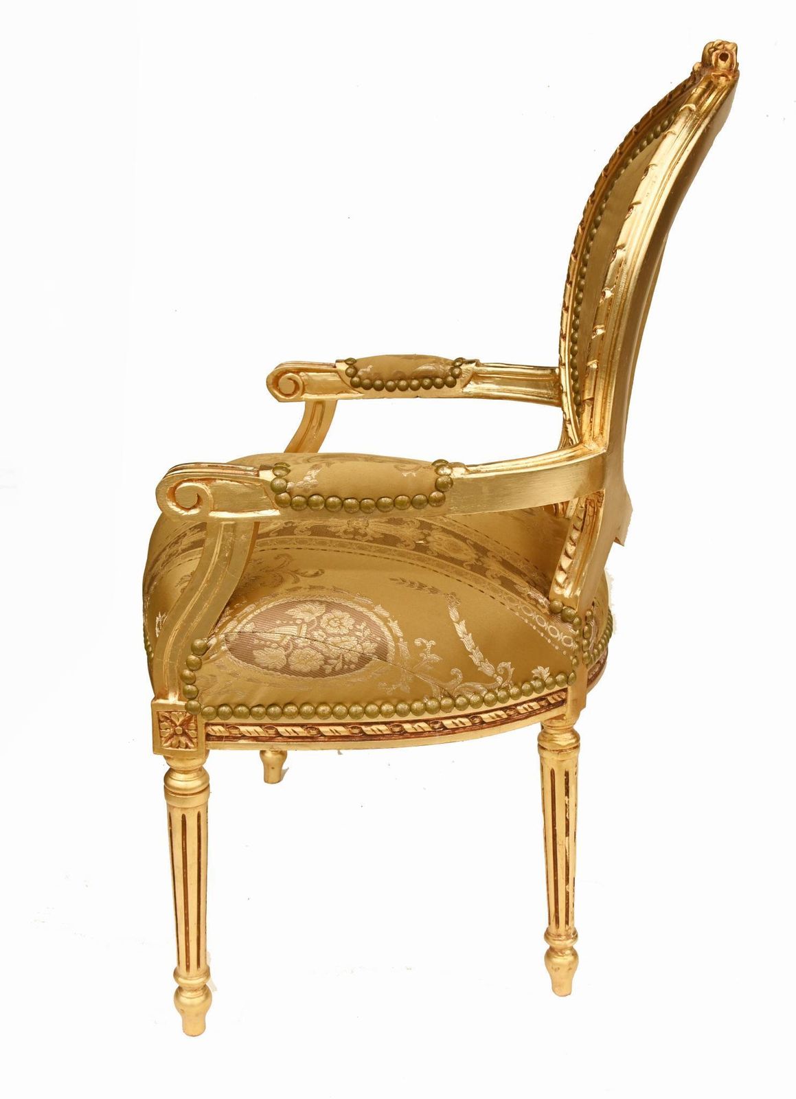 Pair Of Louis XVI Style Giltwood Salon Armchairs photo buy
