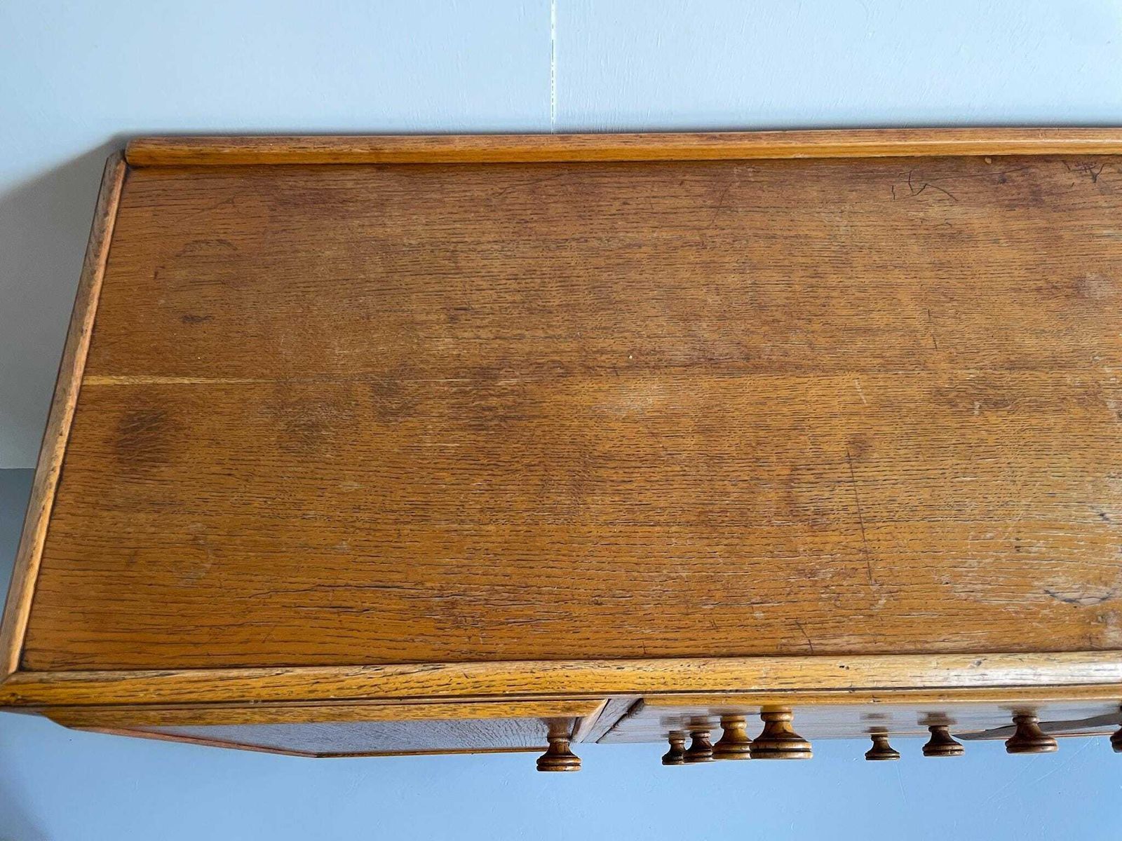 Vintage Cc41 Utility Furniture Sideboard Mid Century Oak Veneer photo for sale