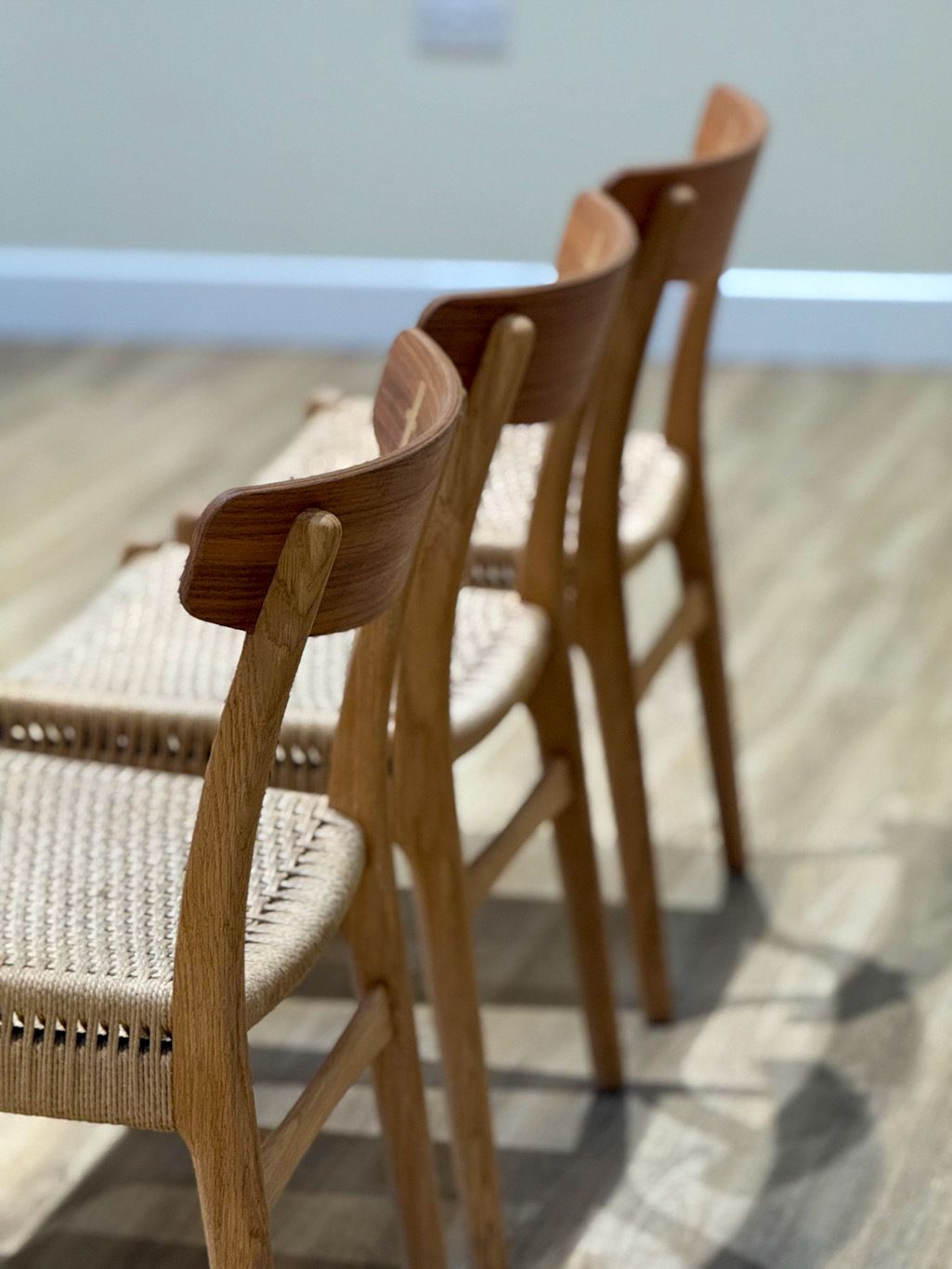 photo furniture Set Of Eight Ch23 Dining Chair By Hans J. Wegner