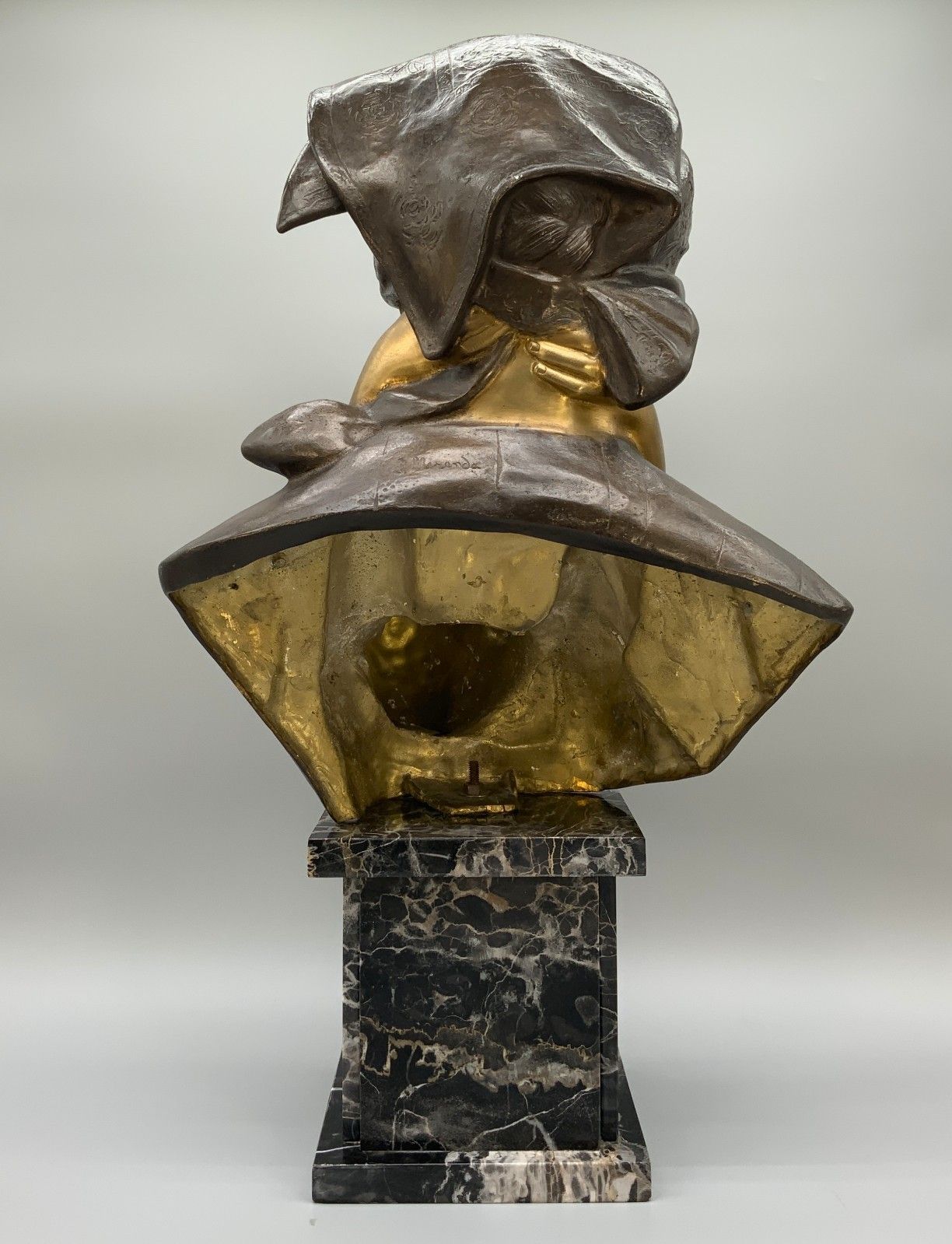 Large Bronze Sculpture 'Maternity' Mother & Child Statue After Antonio Merente photo buy
