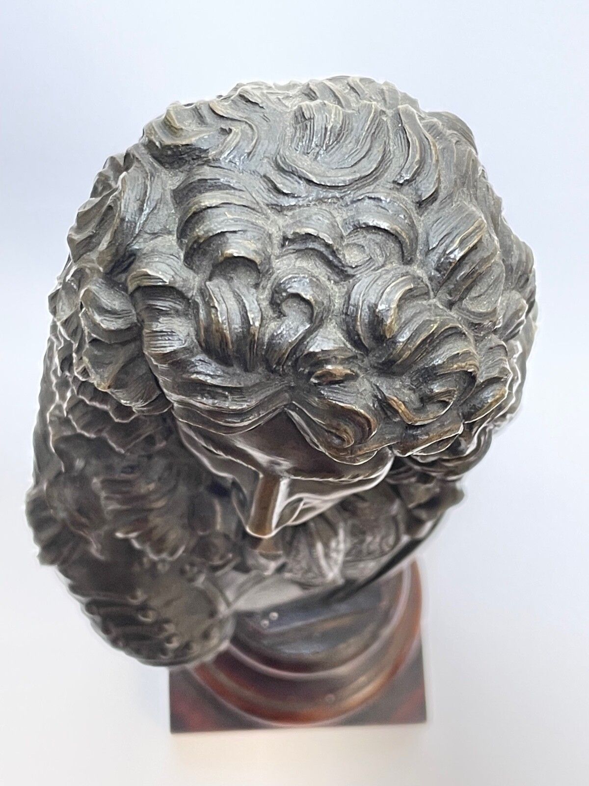 Classical  French 19th Century Antique Bronze Model Bust Of Louis XIV photo buy