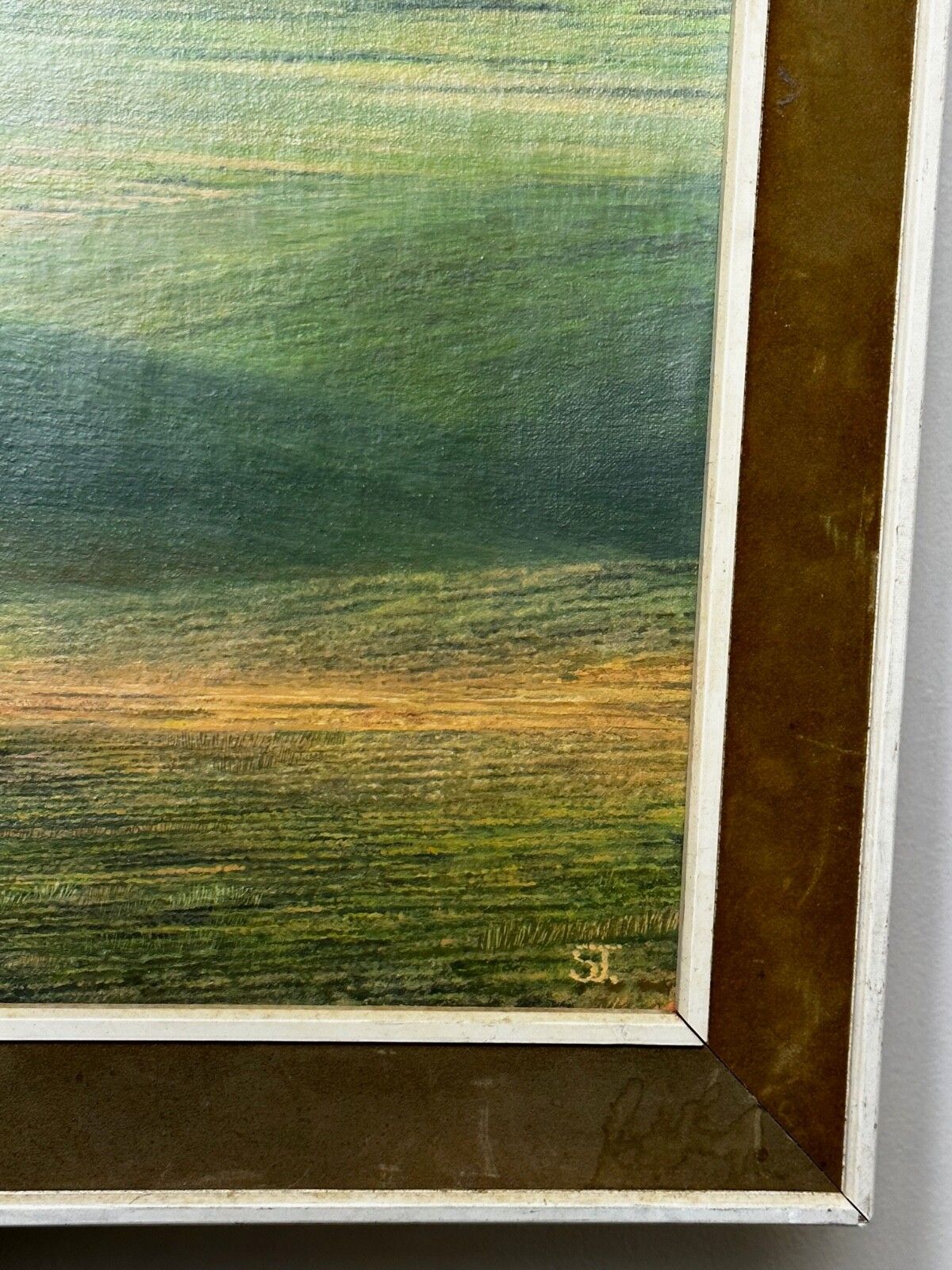 Oil Painting Salisbury Plain Prehistoric Stonehenge After Jasper Francis Cropsey photo vintage