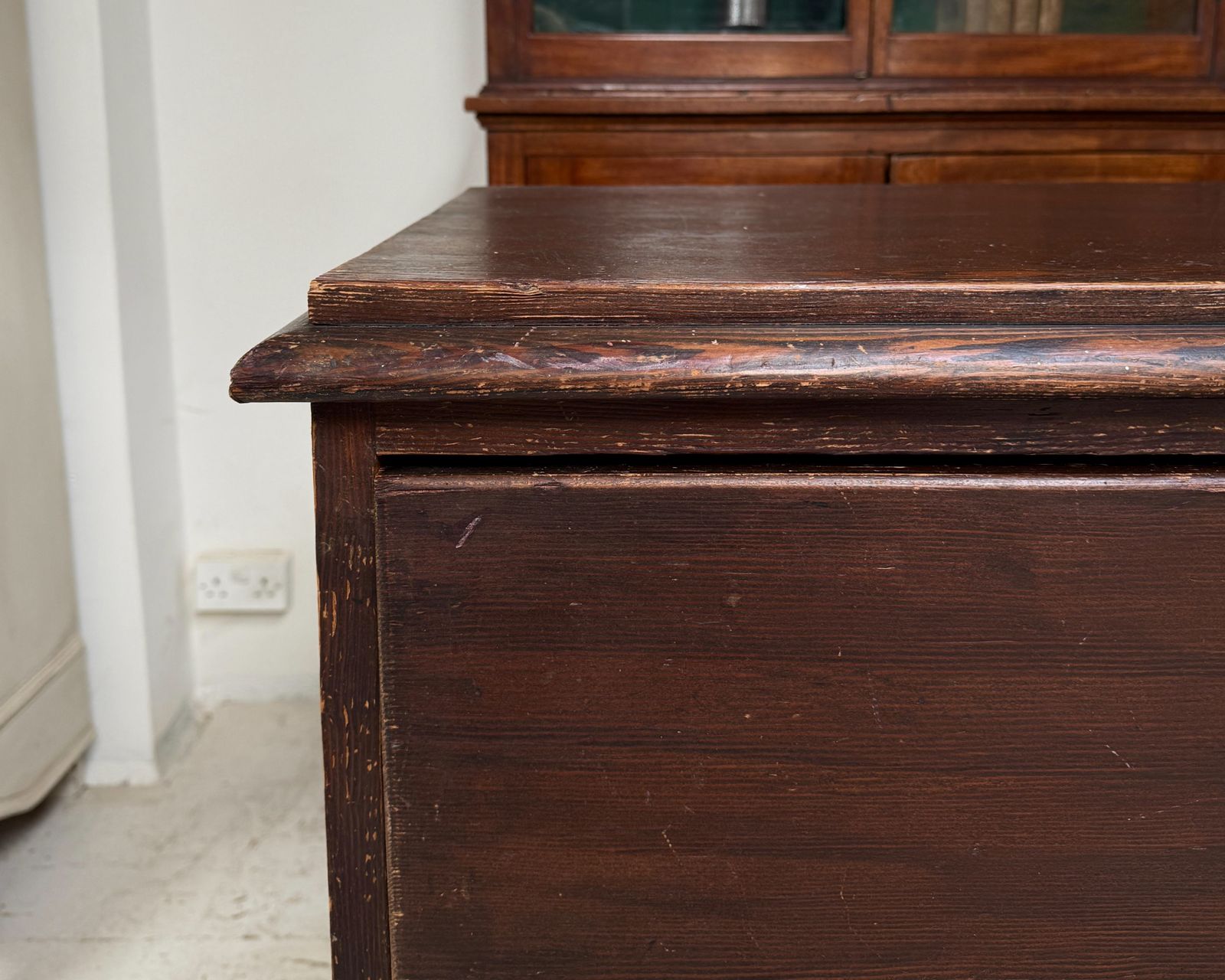 photo furniture Large Antique Haberdashery Shop Counter Drawers