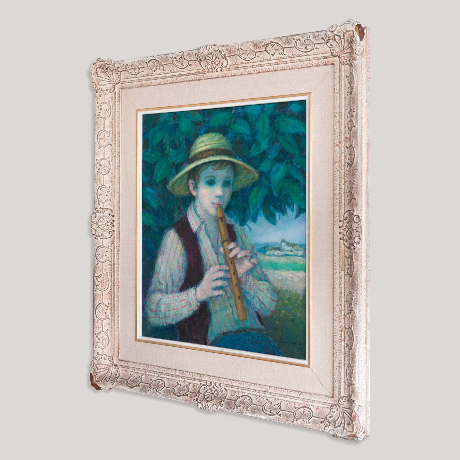 Child With The Pipe – Larrania photo Kunst