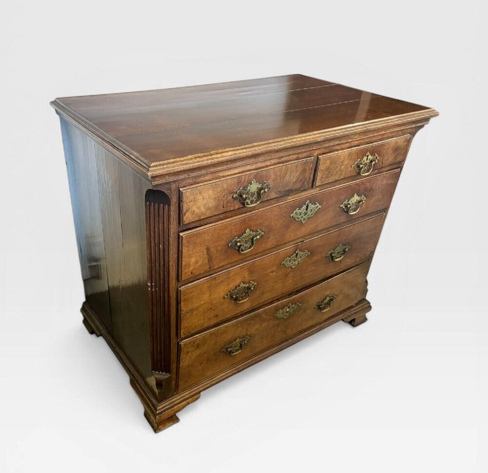 George III Walnut Small Chest Of Drawers photo furniture