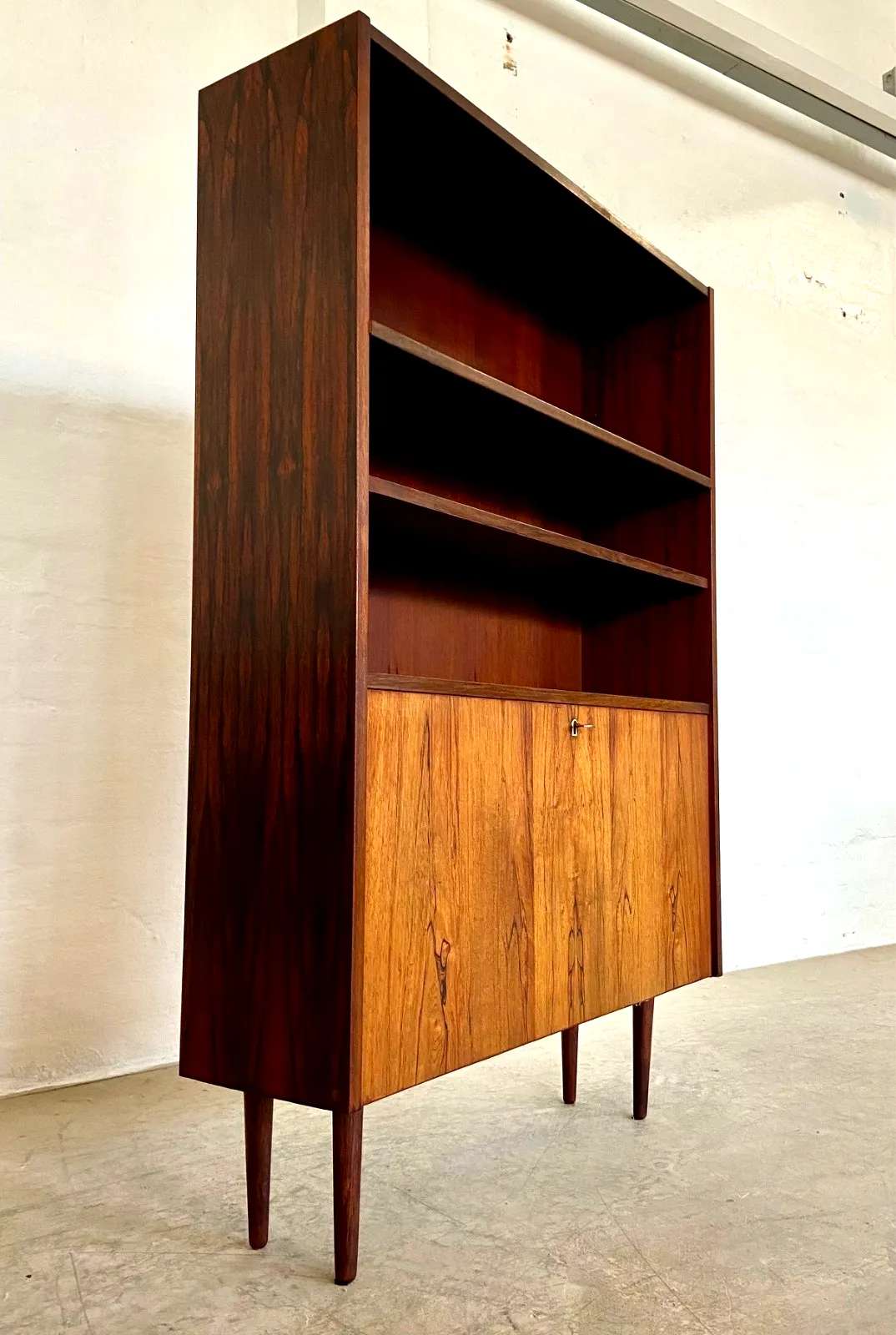 Danish Retro Vintage Bookcase In Rosewood  1965 photo buy
