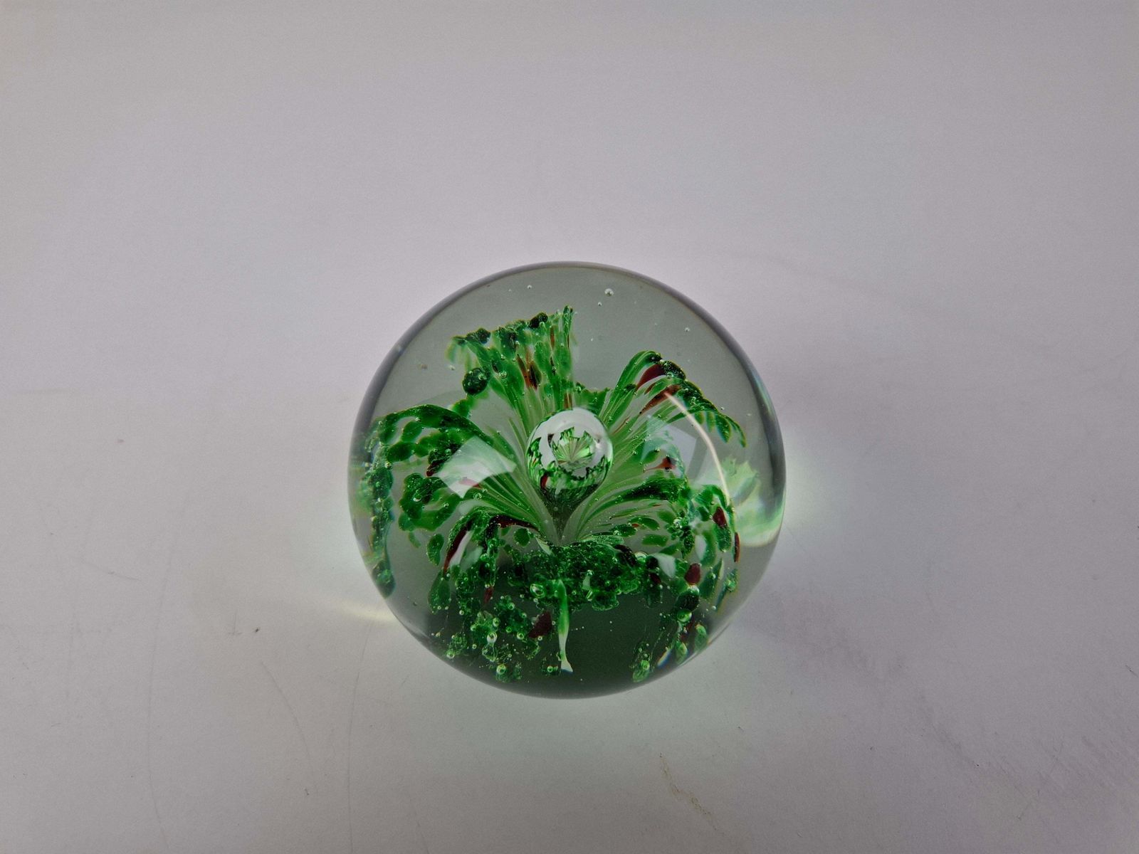 photo furniture Midcentury Czechoslovak Art Glass Paperweight, Hand Blown, Circa 1960