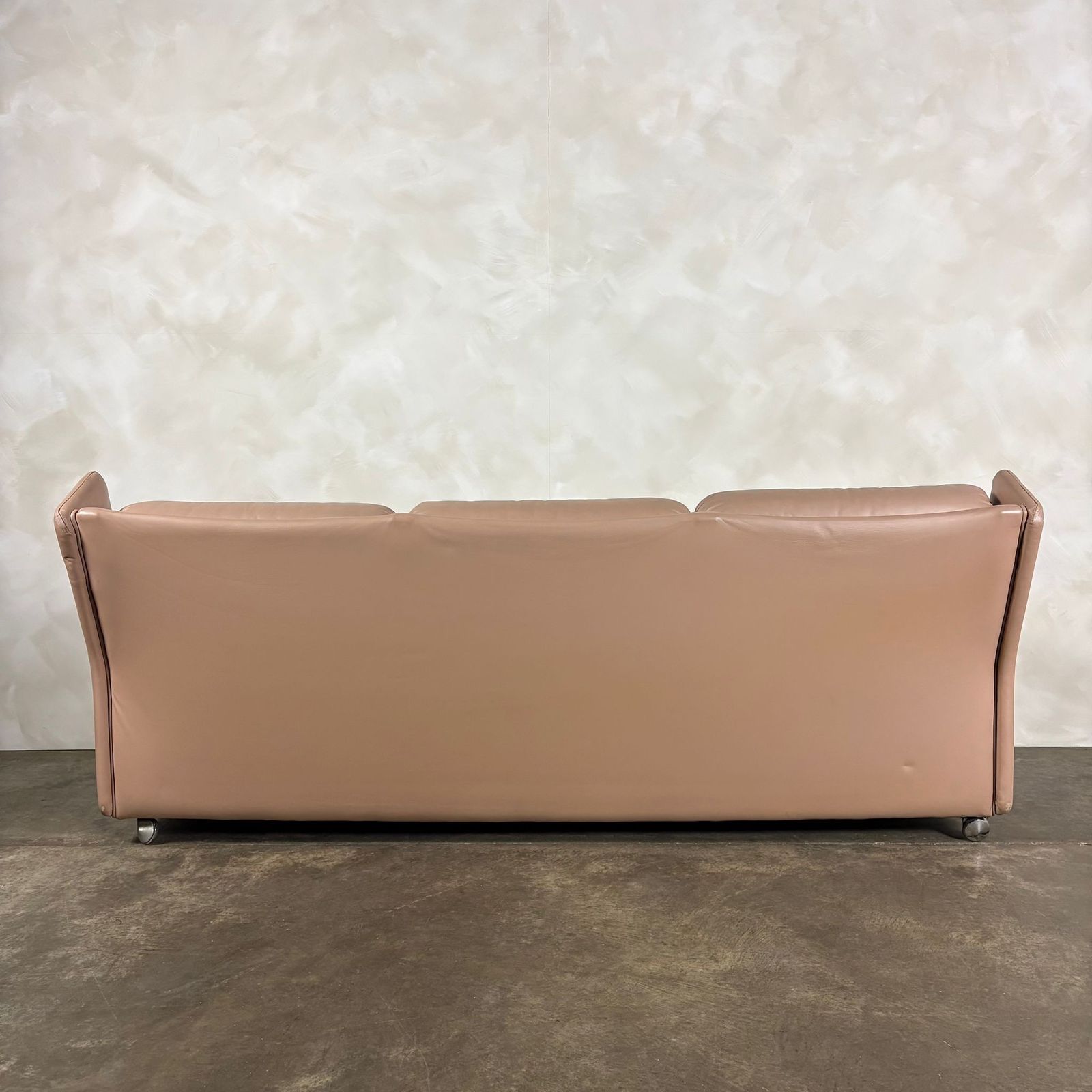 Mid Century G Plan Melissa Three Seater Sofa Leather Retro Mcm photo for sale