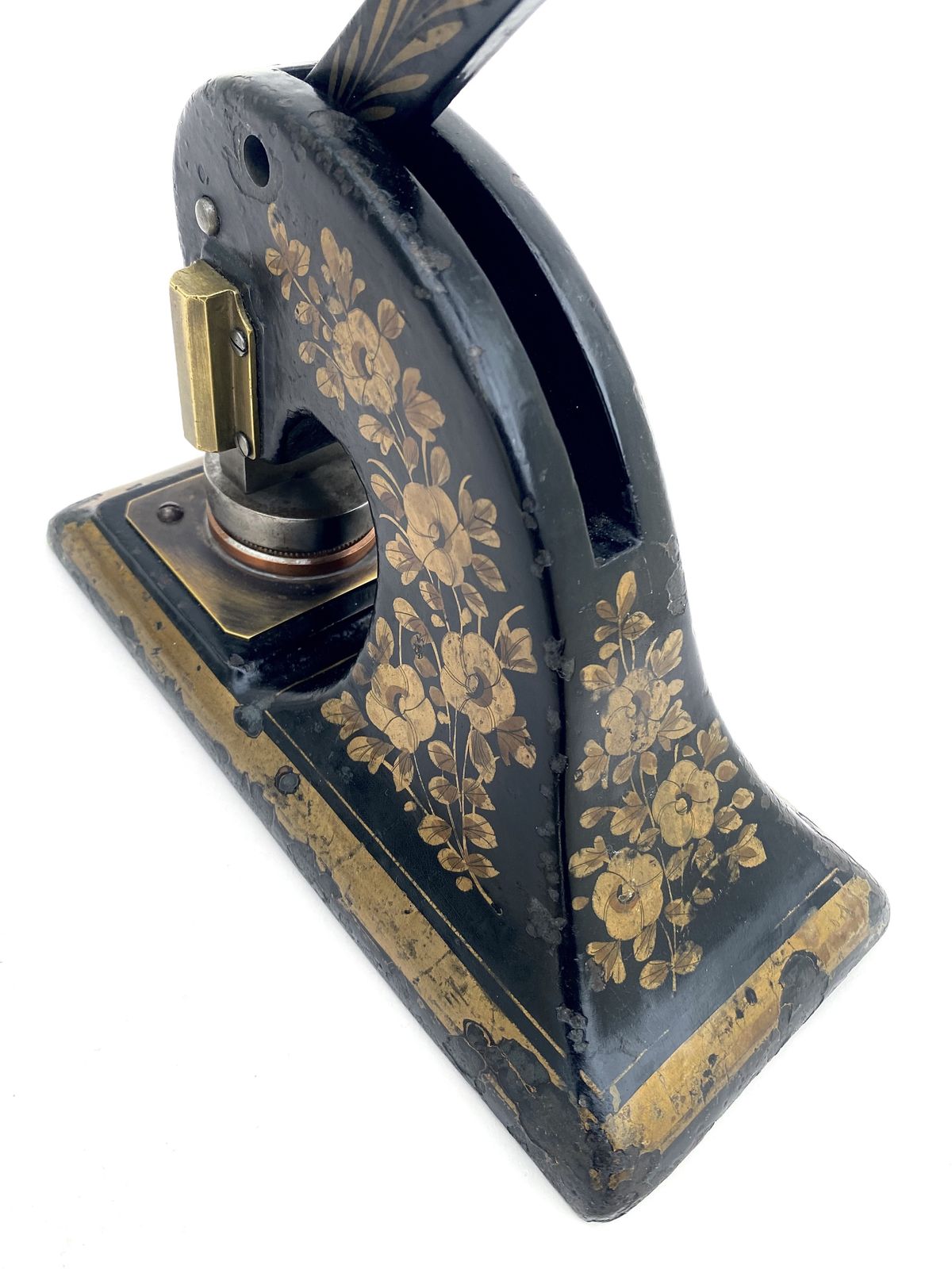 photo buy A Set Of Six  19th And 20th Century Cast Iron Embossing Seal Presses