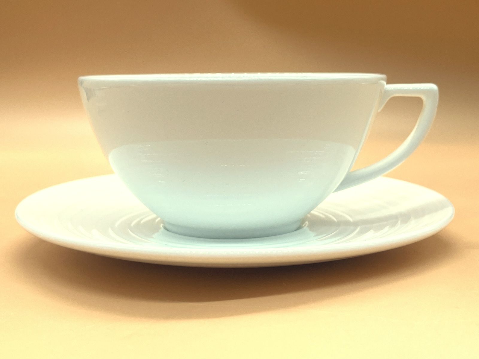 photo for sale Jasper Conran For Wedgwood China White Large Breakfast Cup And Saucer Duo In Original Box.
