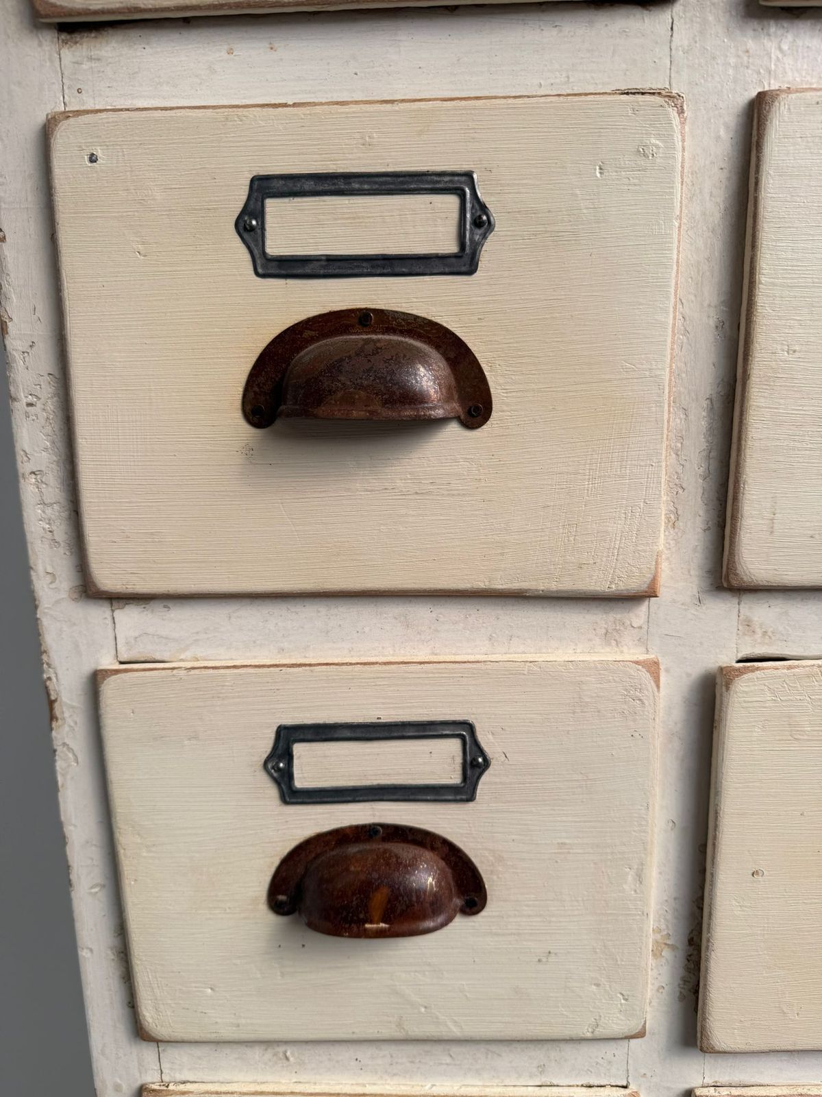 photo furniture An Amazing Painted Hungarian Victorian Pine 50 Drawer Shop Fitting