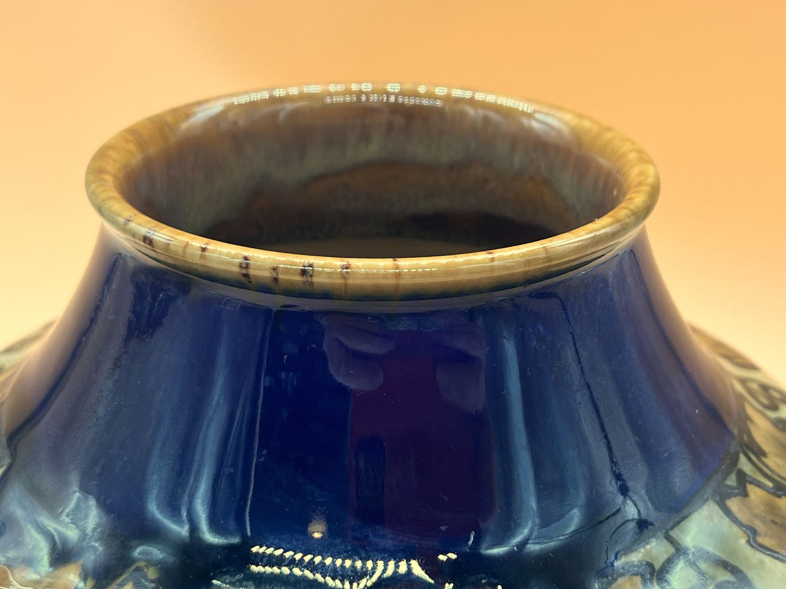 Pair Of Antique Florence C Roberts & Florrie Jones Royal Doulton Pottery Vases. 8374. C1900. photo vinterior