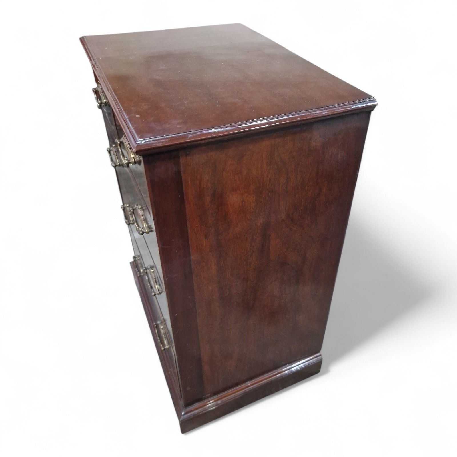 photo for sale Antique Chest Of Drawers  Quality Victorian Inlaid Mahogany Chest Of 5 Drawers