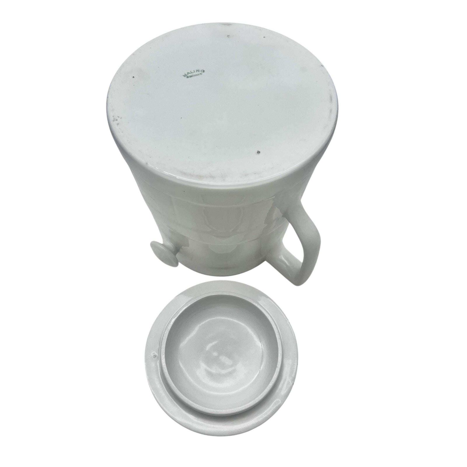 Antique Edwardian White Ironstone Hot Water Jug   Maling England  Home Decor   Kitchenalia photo 126.0