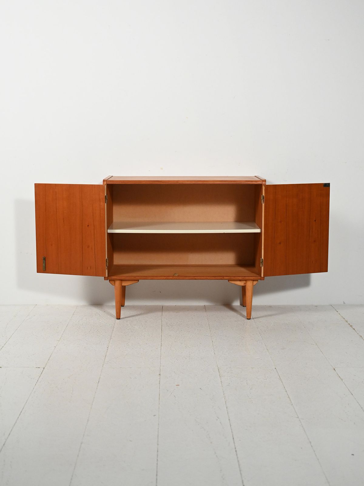 Scandinavian Sonett Teak And Oak Cabinet, 1960s photo for sale