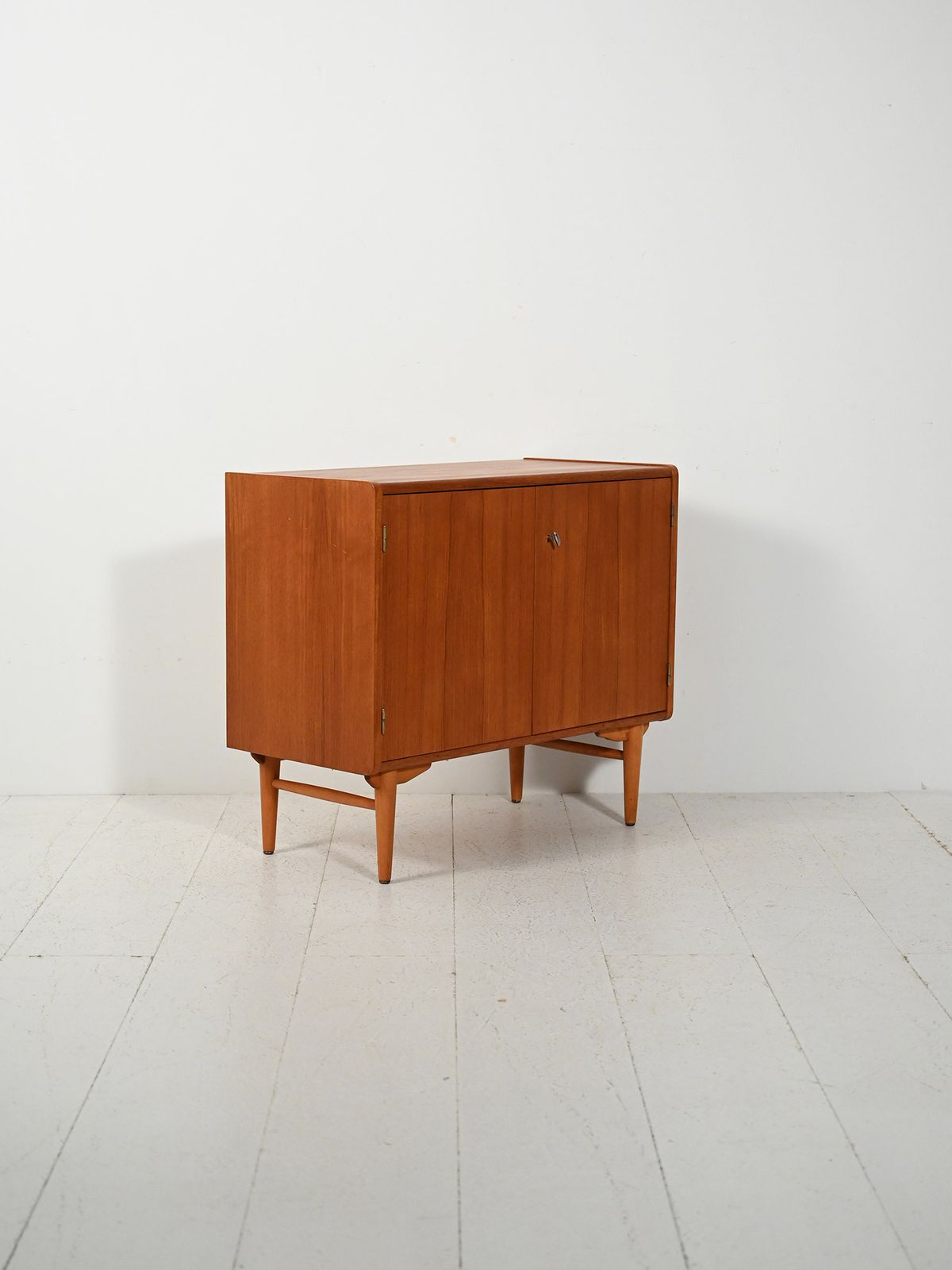 Scandinavian Sonett Teak And Oak Cabinet, 1960s photo Furniture