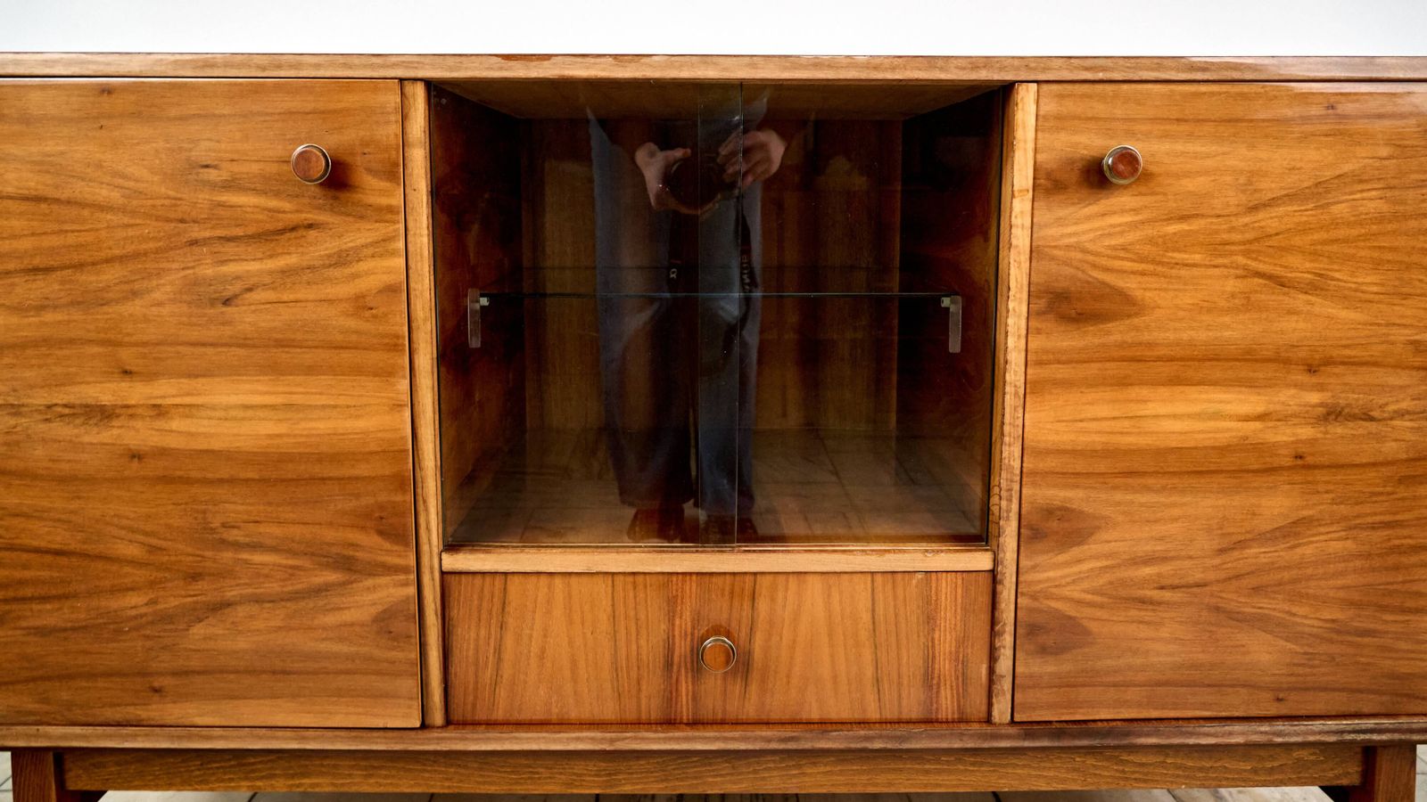 Vintage Bilea Arges Sideboard, 1970s, Romania photo vintage