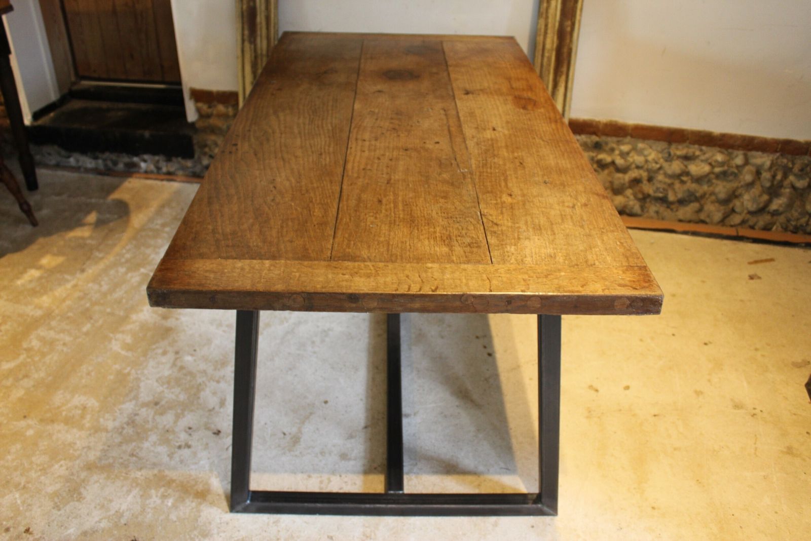 1250.0 Table Oak Refectory Farmhouse Dining George III C1790 photo