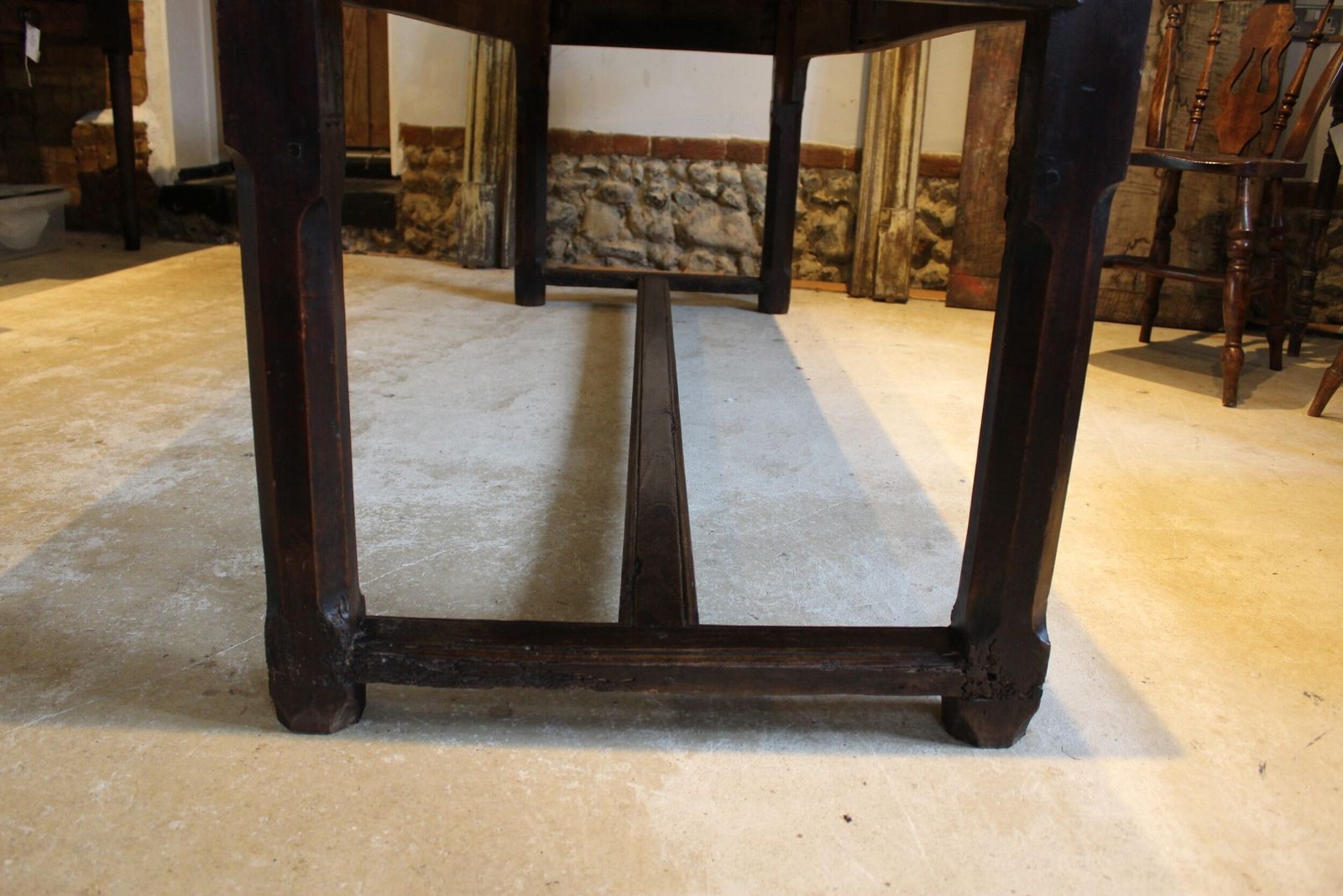 Table Stunning Refectory Farmhouse Dining Oak George III Seats 8 C1770 photo 1950.0