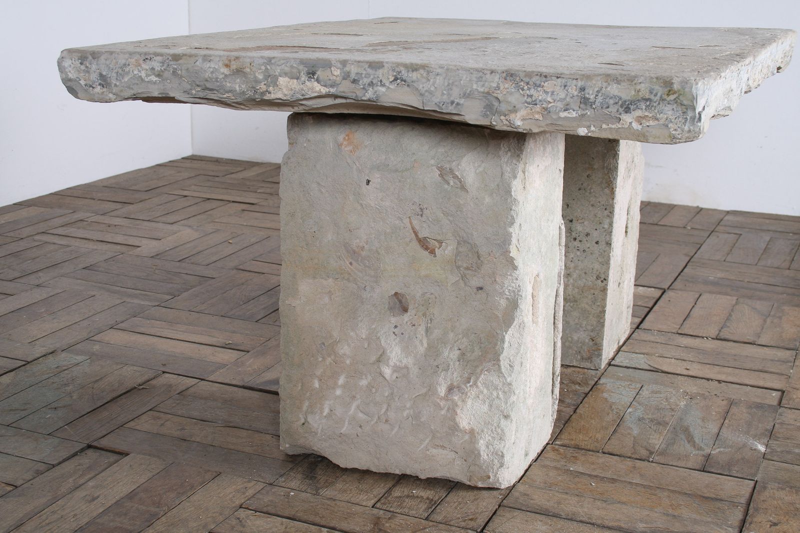 Reclaimed Yorkstone Carved Stone Coffee Table Garden Feature photo 2295.0