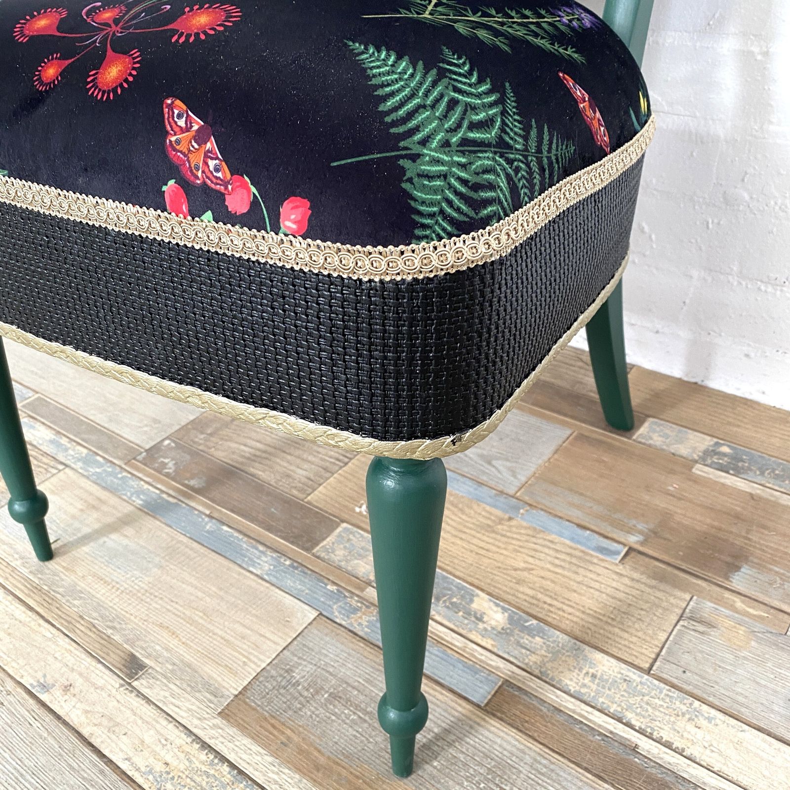 French Style Lloyd Loom Chair, 1950s photo buy