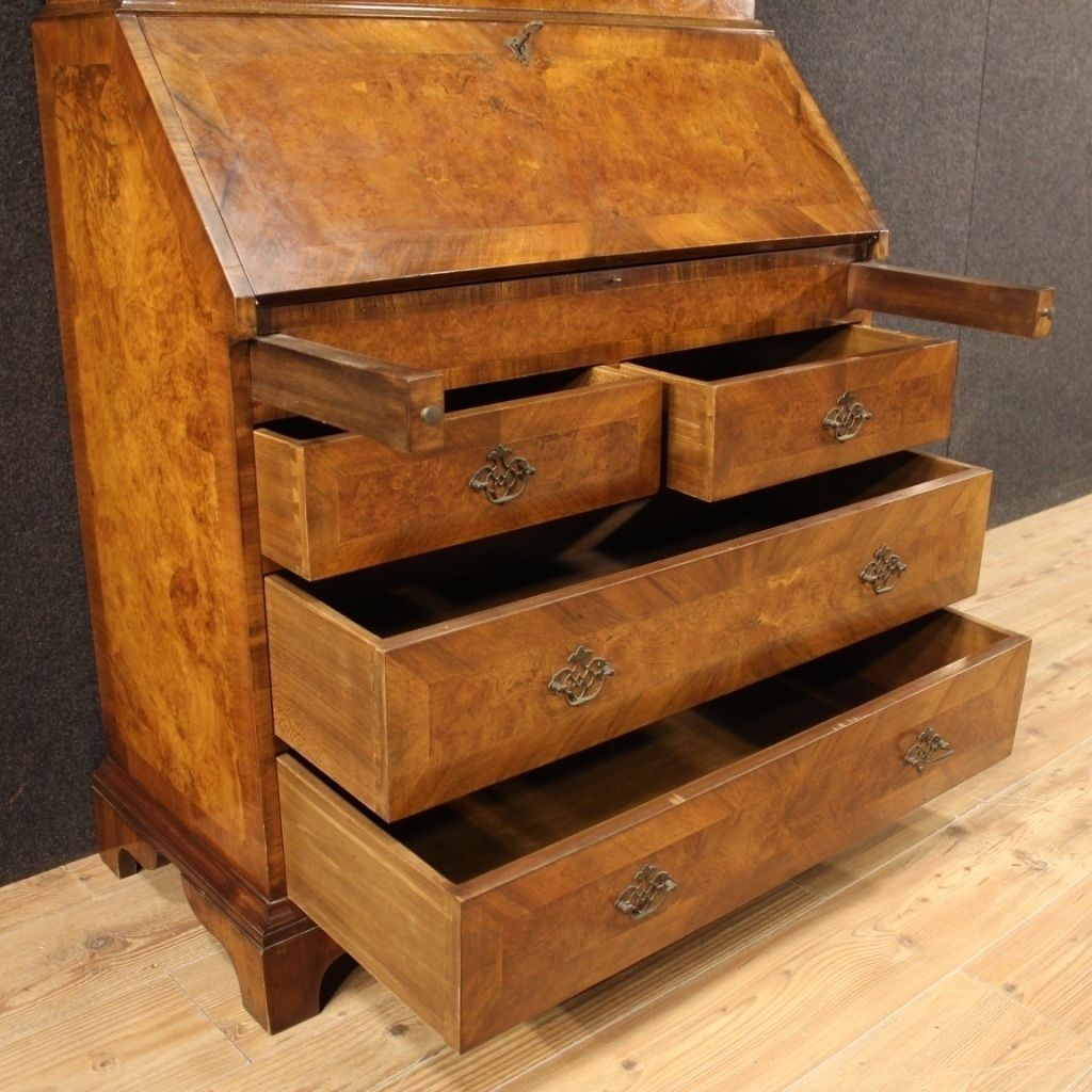 Large English Trumeau In Wood From The 20th Century photo Furniture