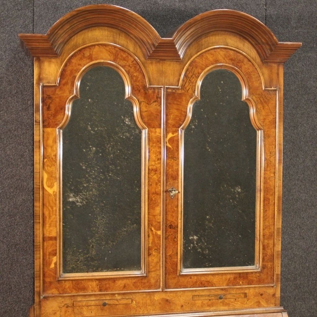 3000.0 Large English Trumeau In Wood From The 20th Century photo